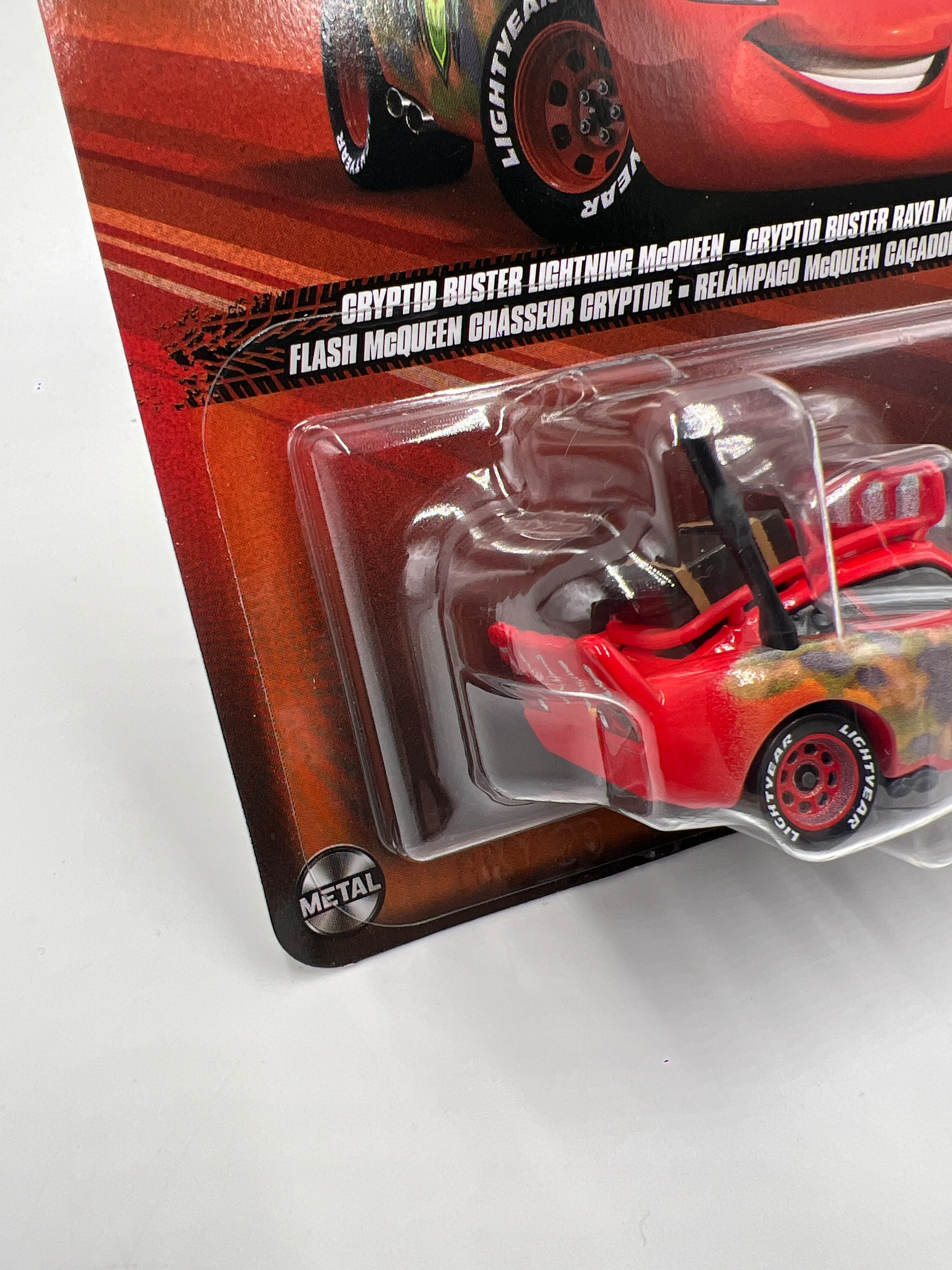 2025 Disney Pixar Cars On The Road Cryptid Buster Lightning McQueen 138B - Image 4
