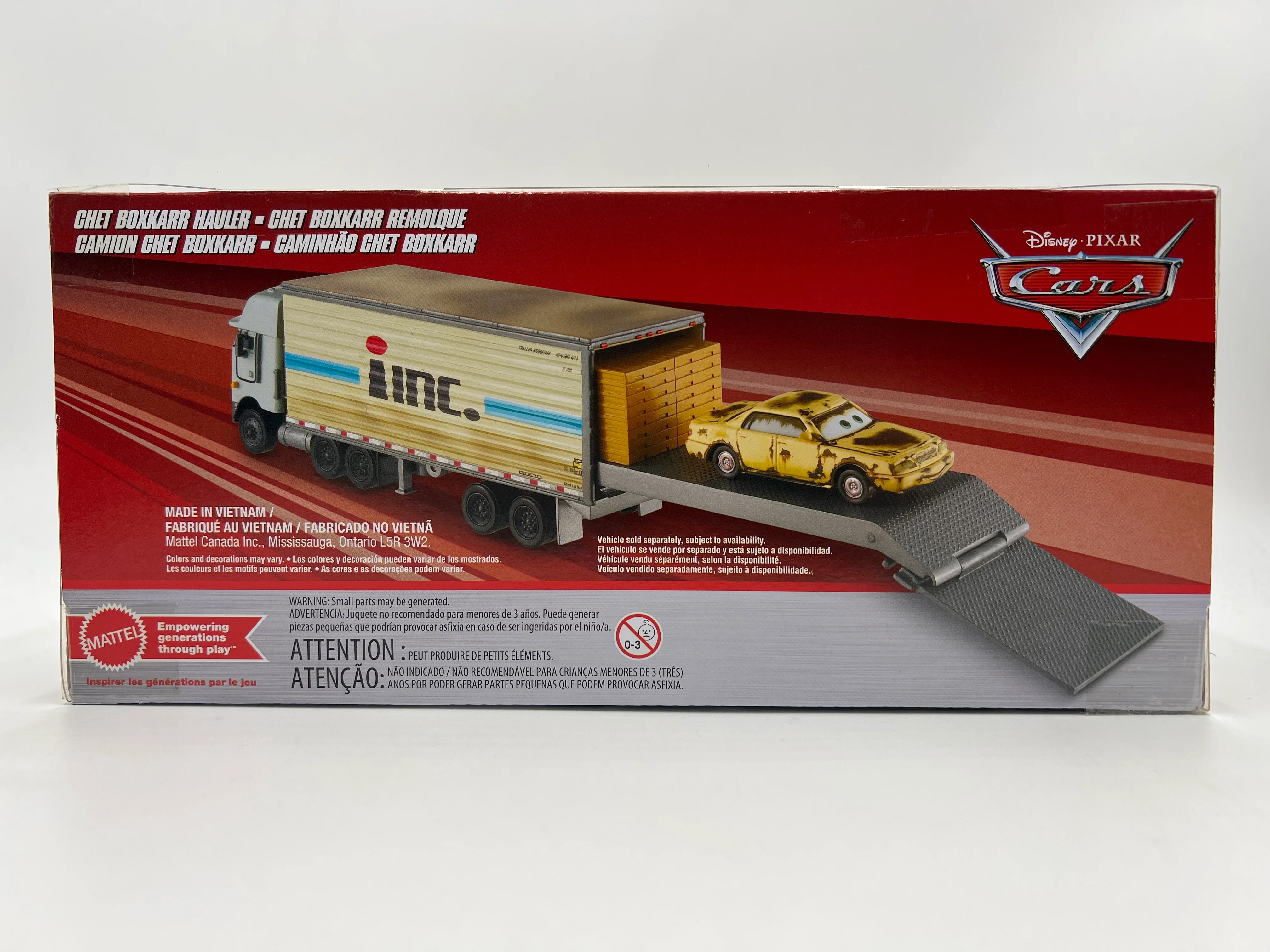 2025 Disney Pixar Cars 1:55 Scale Chet Boxkarr Hauler HTF - Image 7