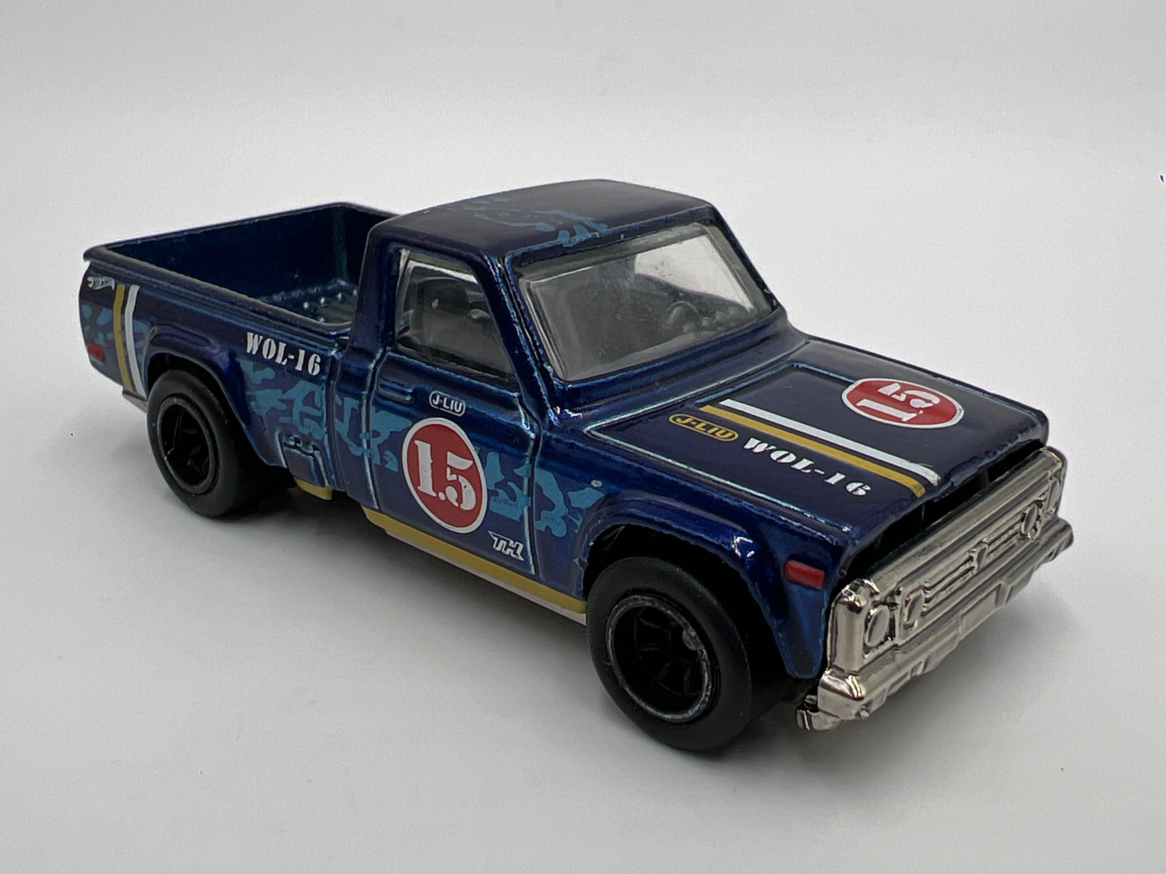 2019 Hot Wheels 1/64 Unspun Super Treasure Hunt Mazda Repu Blue Loose - Image 2