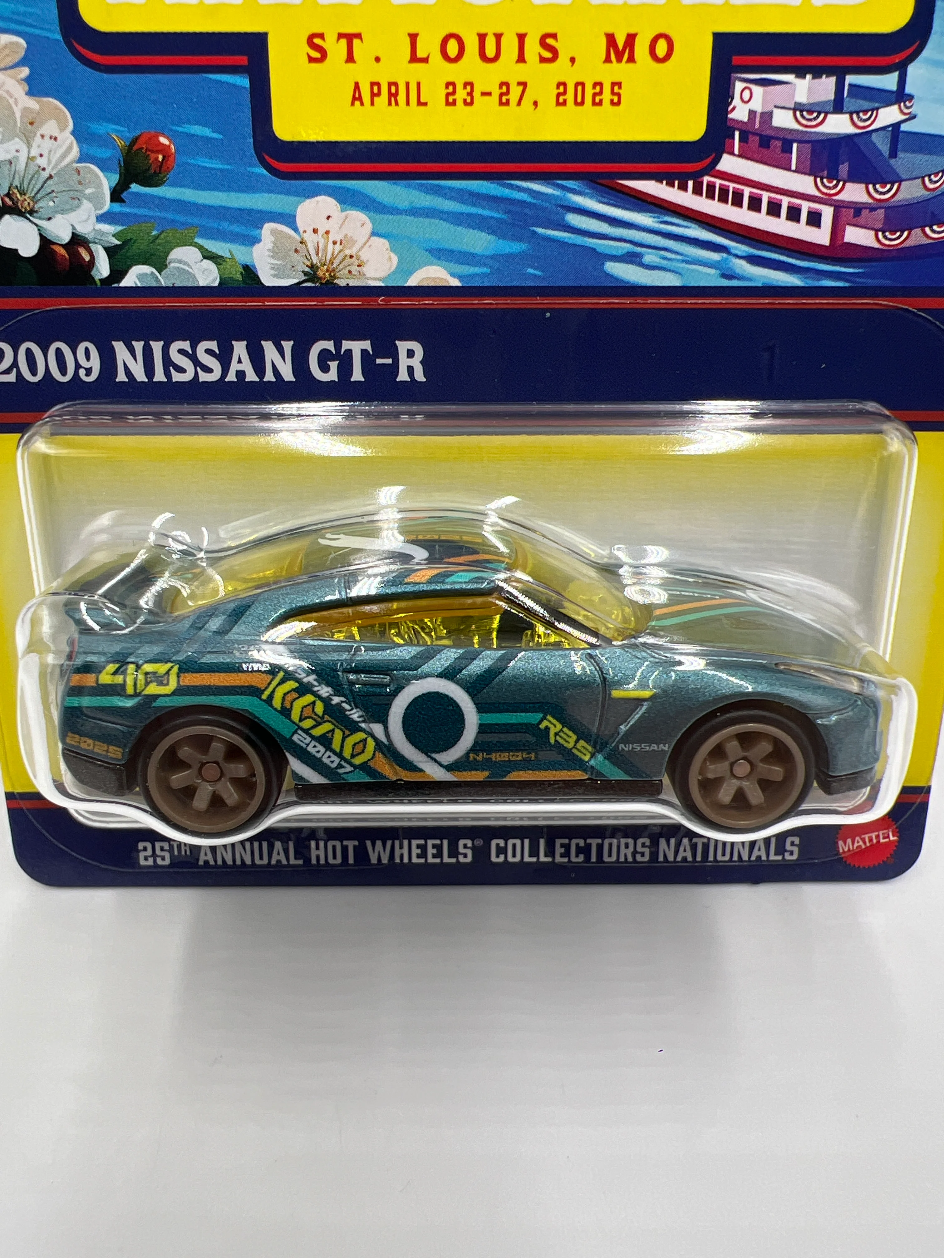 2025 Hot Wheels 25th Annual Collectors Nationals Dinner Car 1789/4200 2009 Nissan GT-R W/Protector - Image 2
