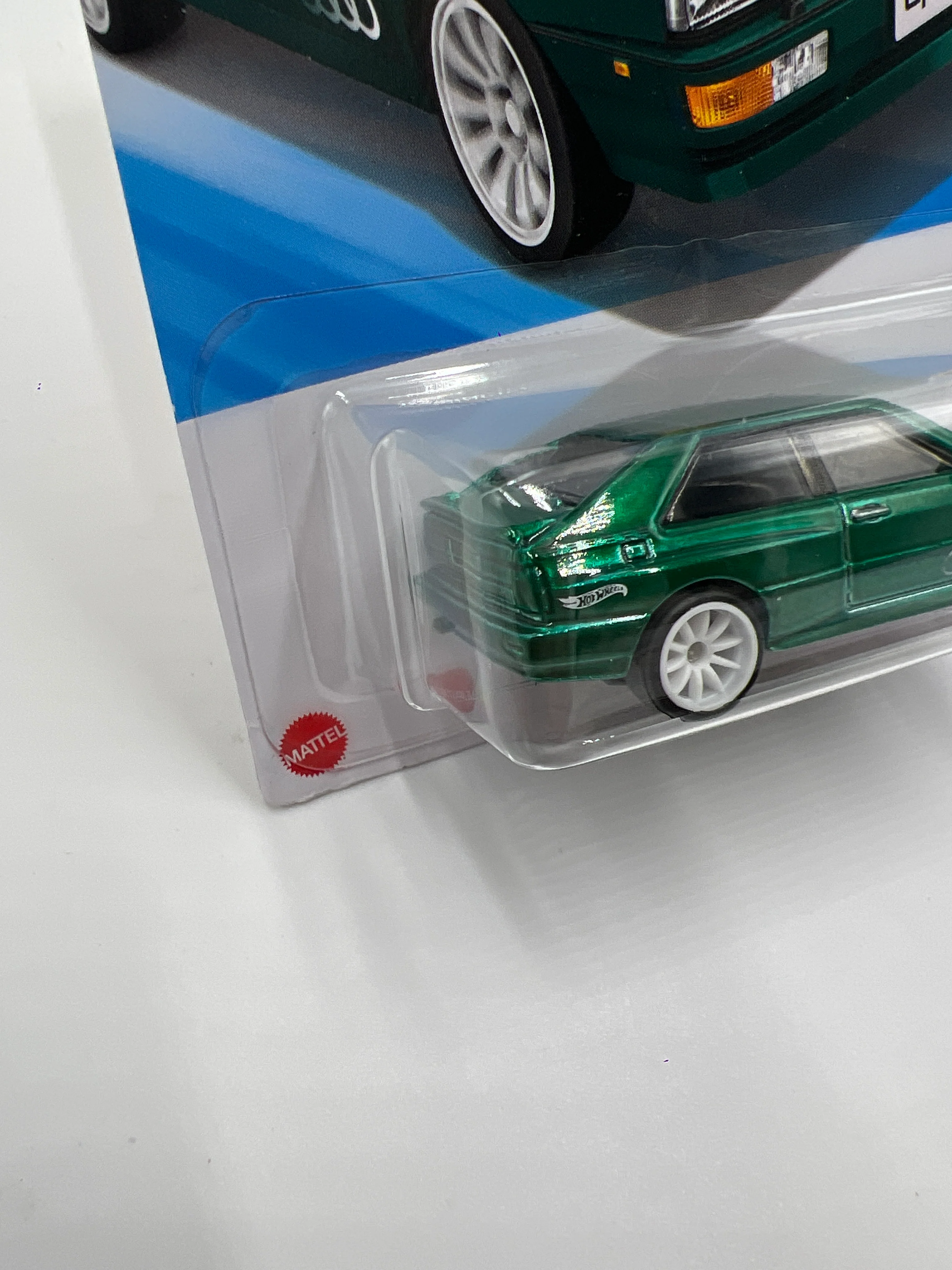 2025 Hot Wheels A Case Super Treasure Hunt #16 87 Audi Quattro Green W/Protector #2 - Image 5