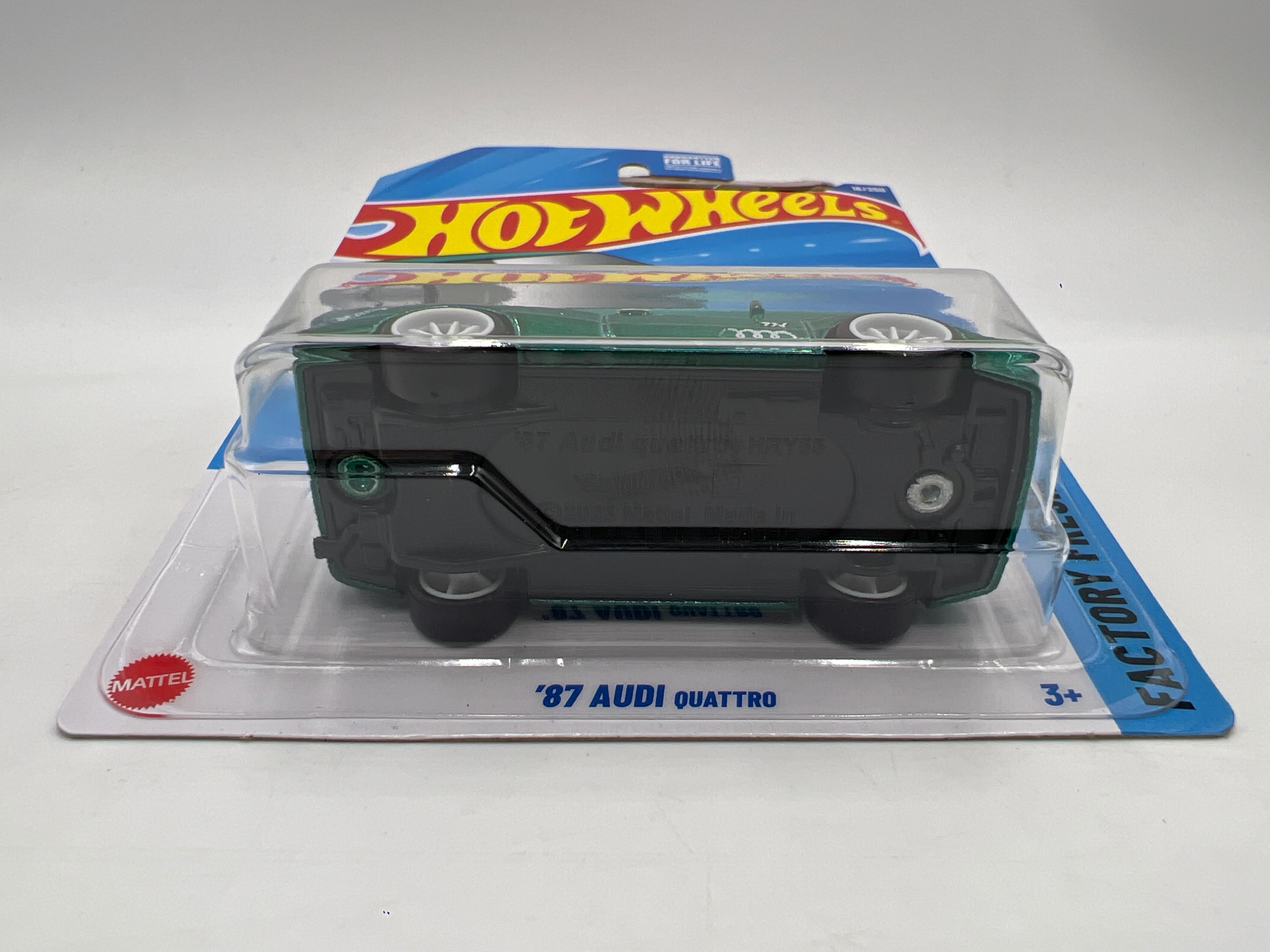2025 Hot Wheels A Case Super Treasure Hunt #16 87 Audi Quattro Green W/Protector - Image 6