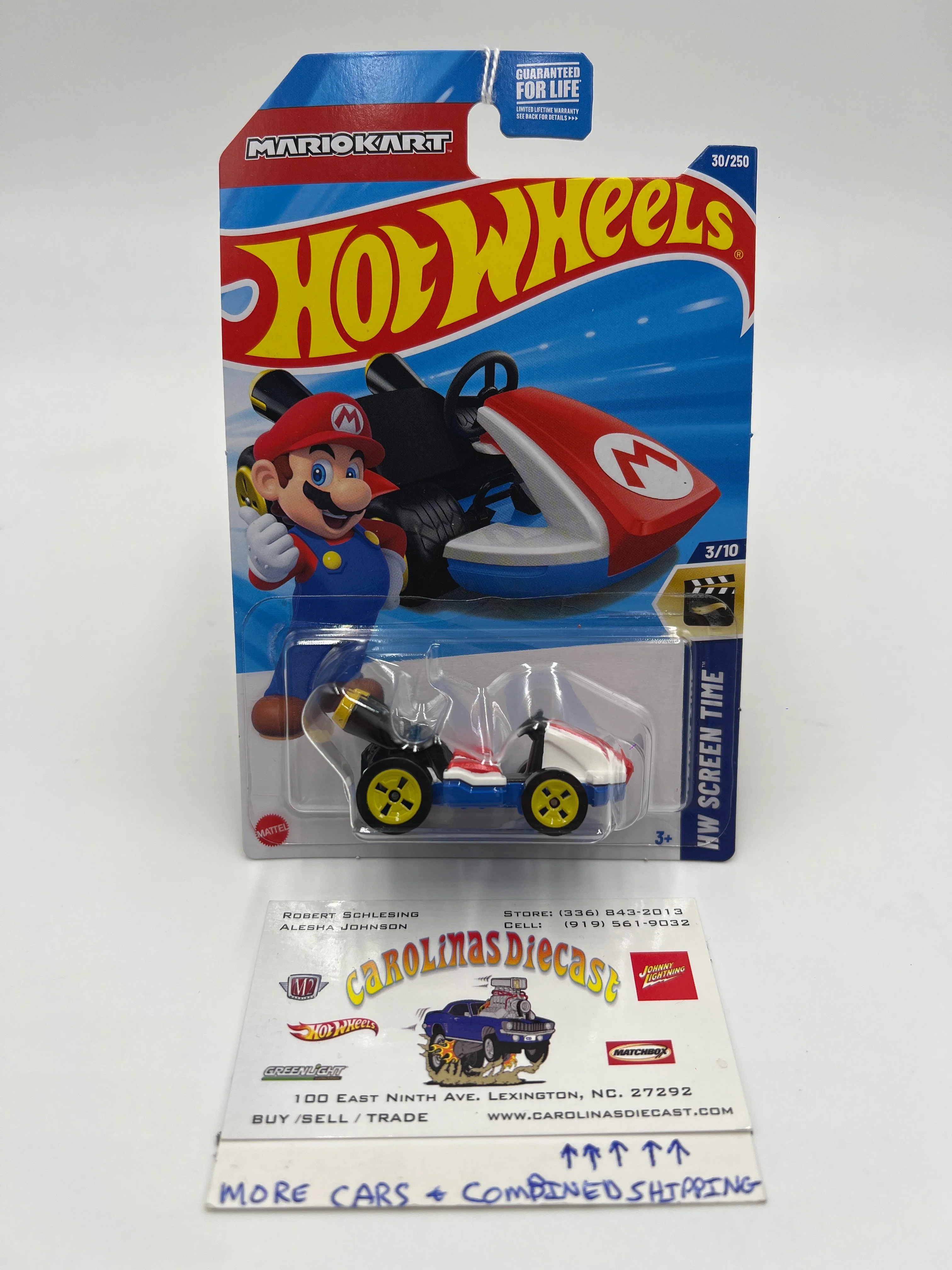 2025 Hot Wheels B Case #30 Mario Kart Standard Kart 123F