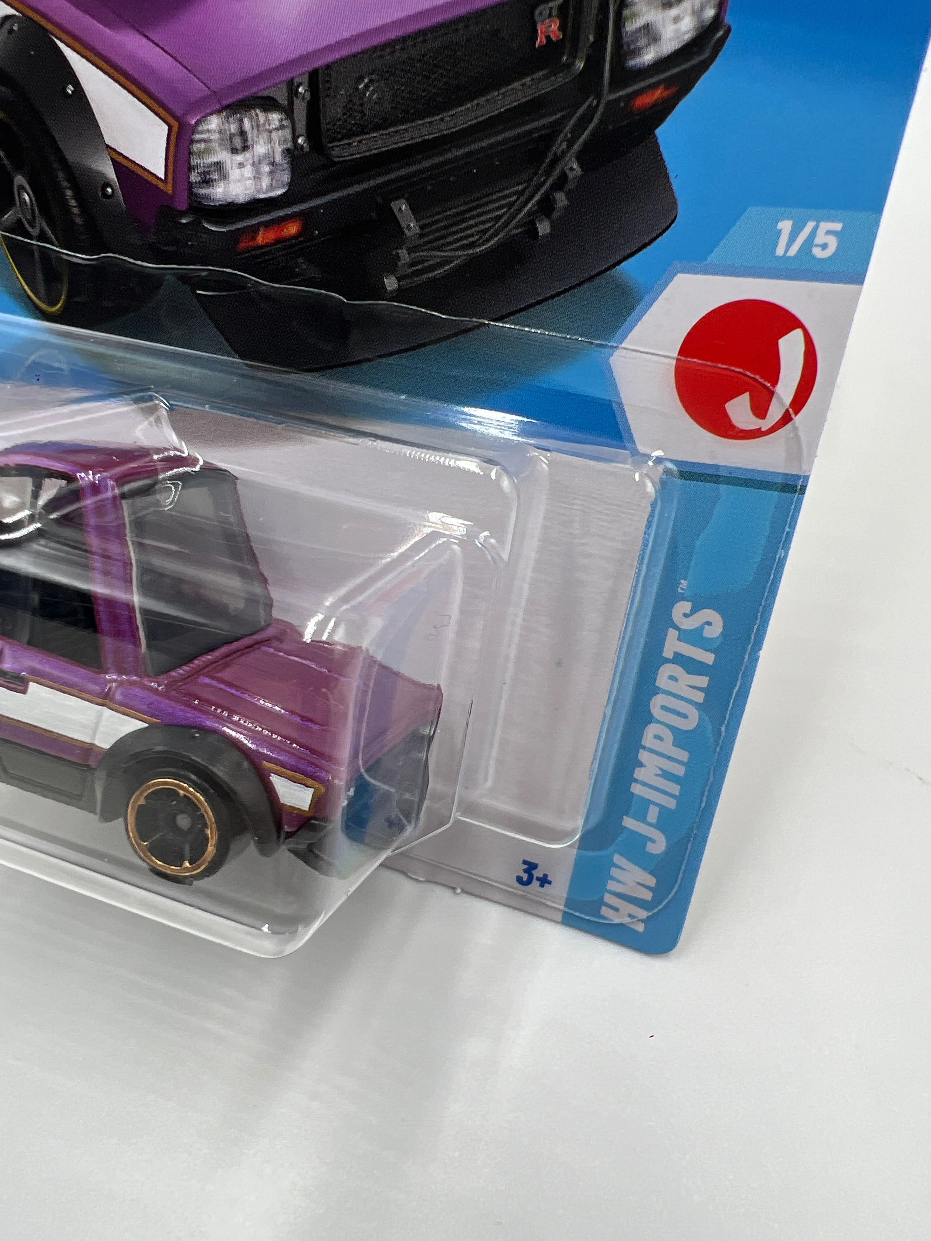 2025 Hot Wheels B Case #26 Tooned Nissan Skyline 2000GT-R LBWK Purple 83C - Image 3