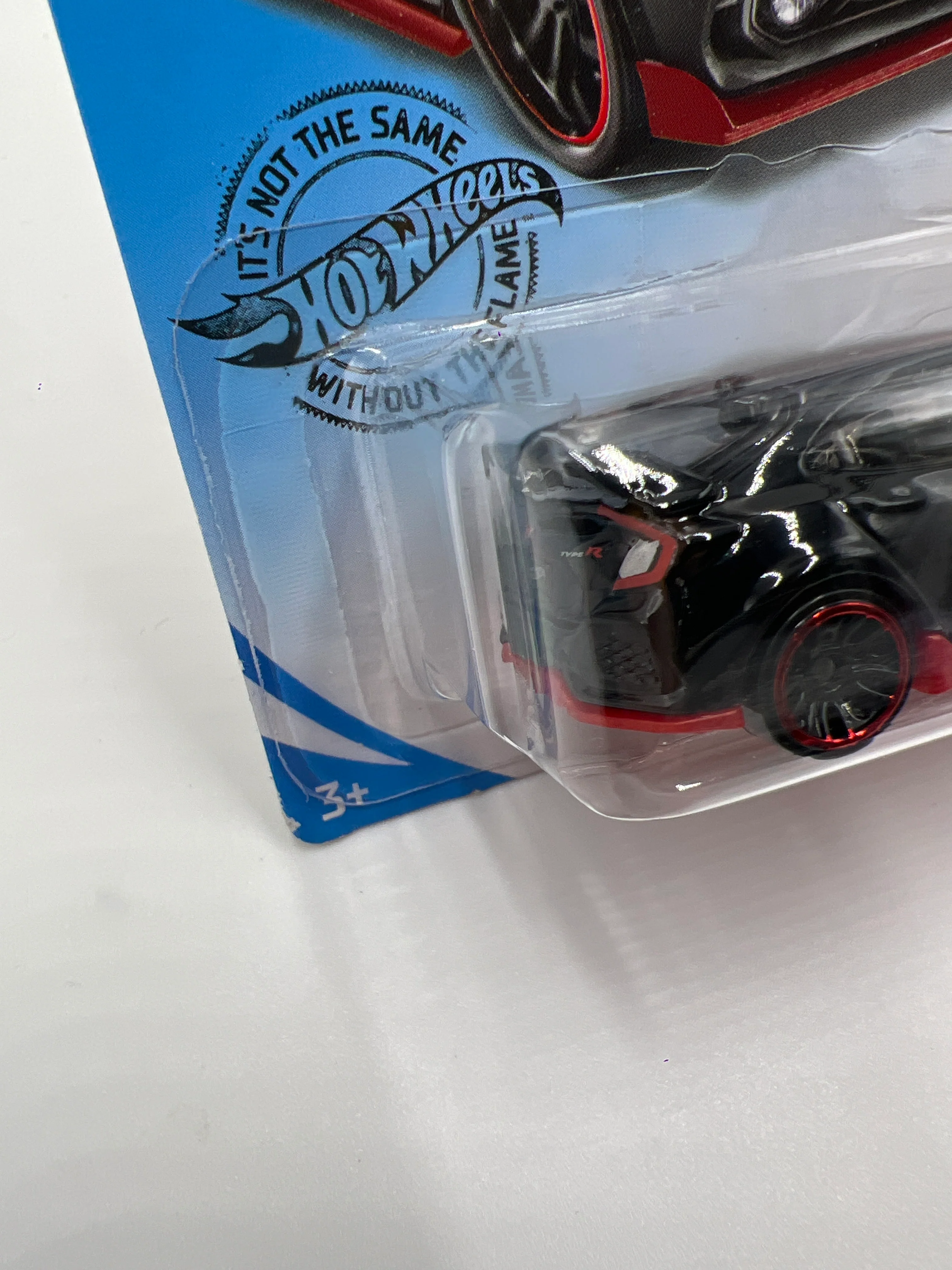 2020 Hot Wheels Honda #81 2018 Honda Civic Type R Black SR - Image 4