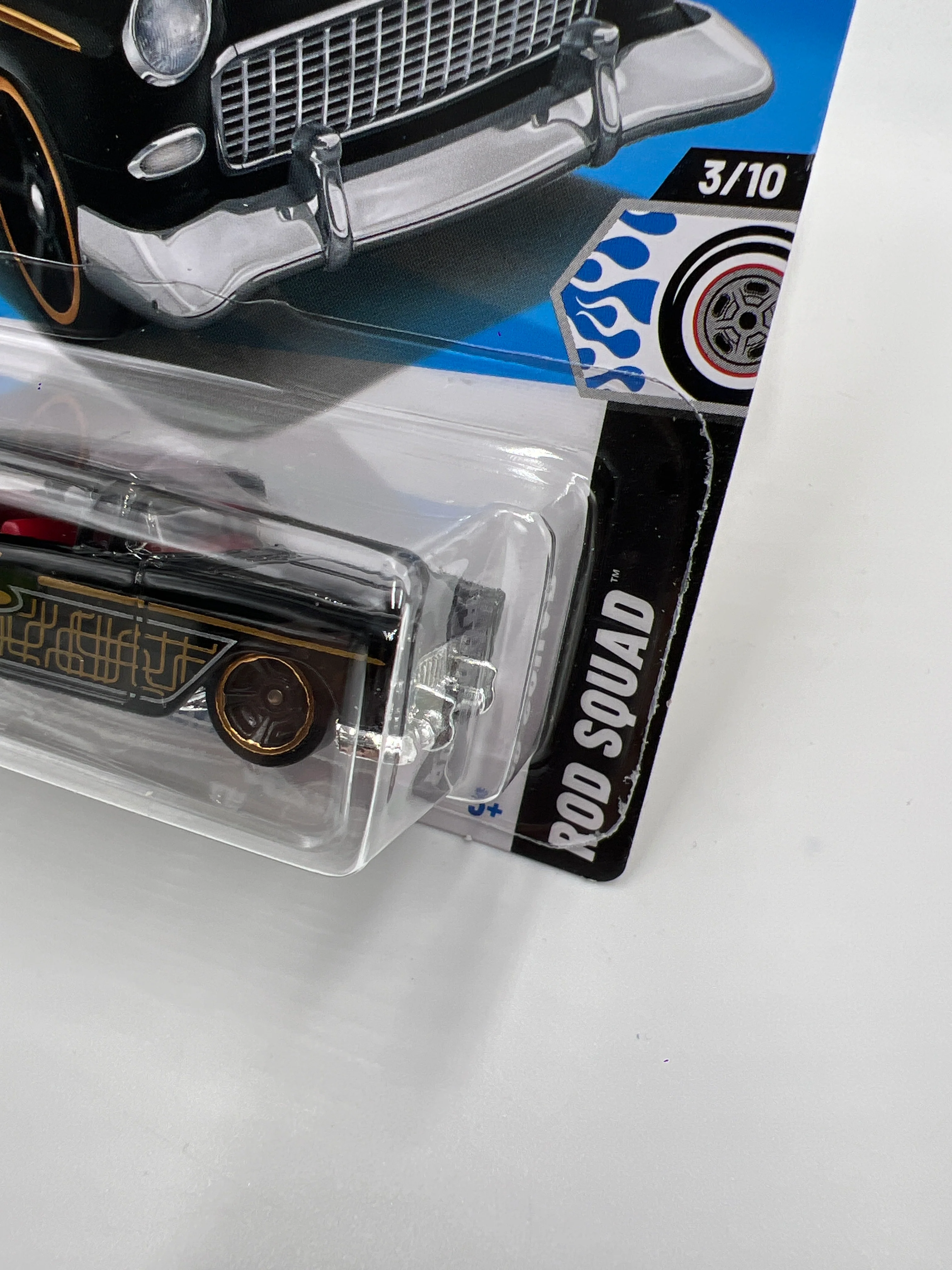 2025 Hot Wheels C Case #45 55 Chevy Black 14C - Image 4