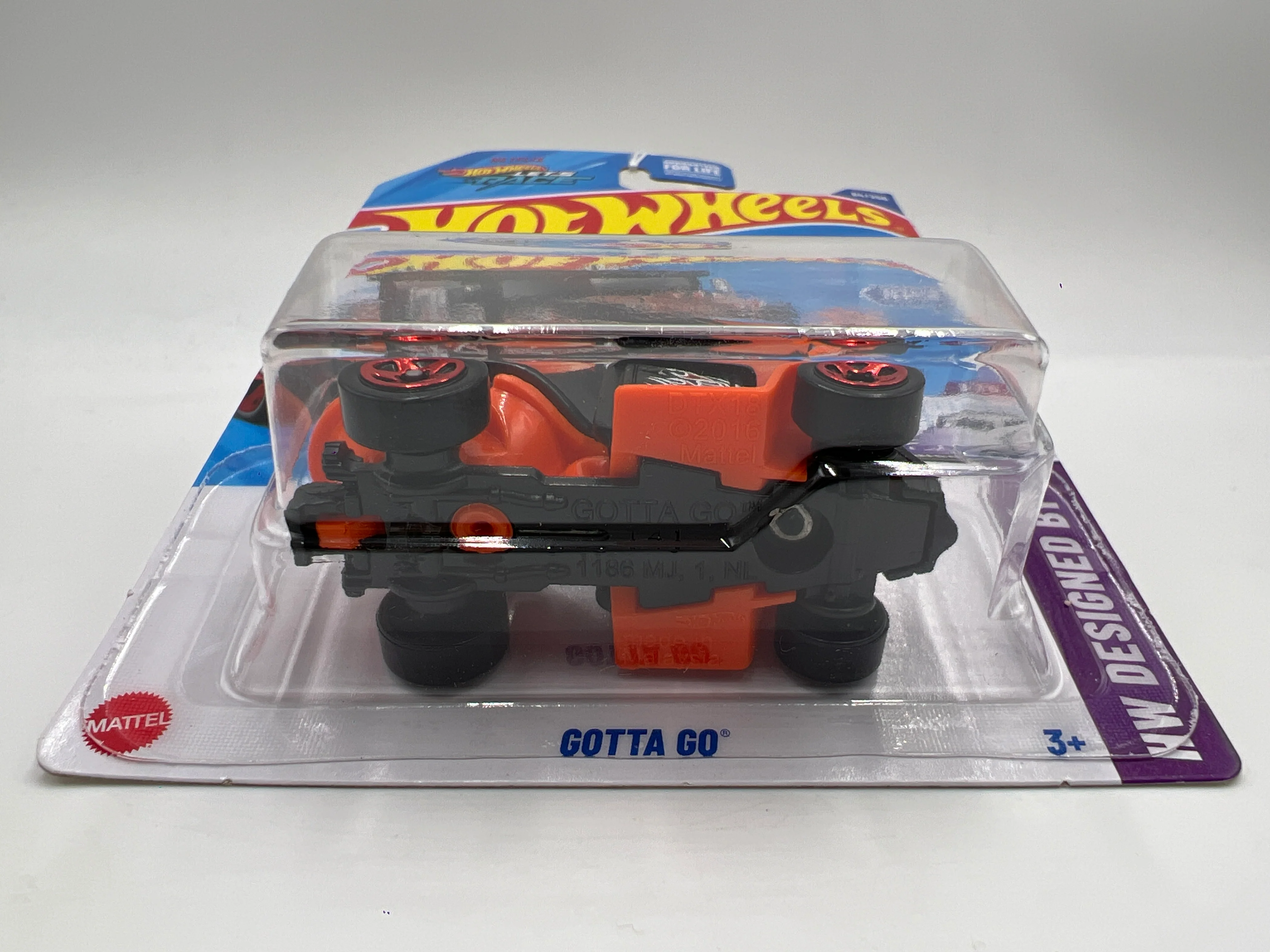 2025 Hot Wheels C Case #84 Gotta Go Black/Orange 115G - Image 6