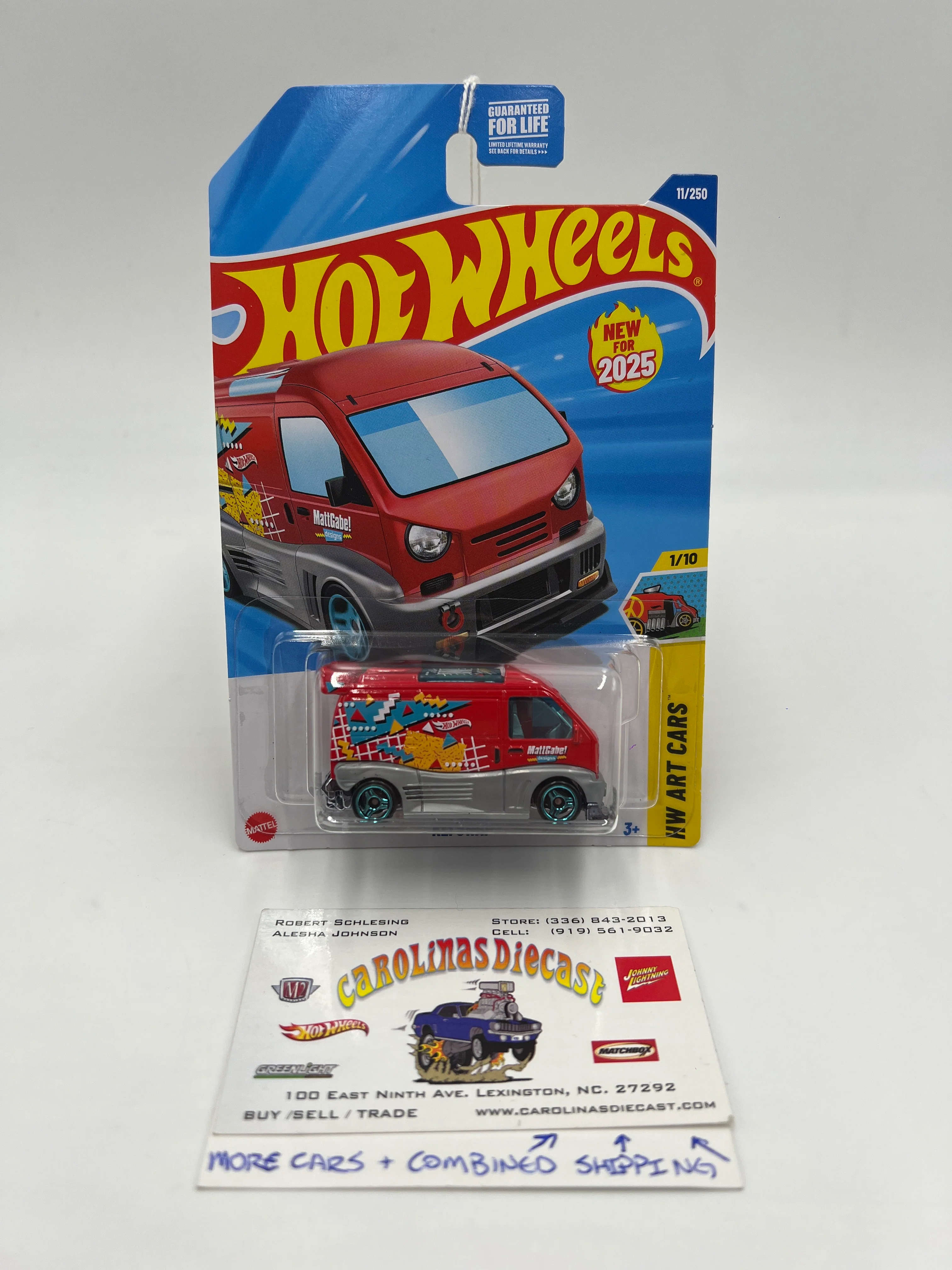 2025 Hot Wheels Art Cars #11 KEI Swap Red 111H