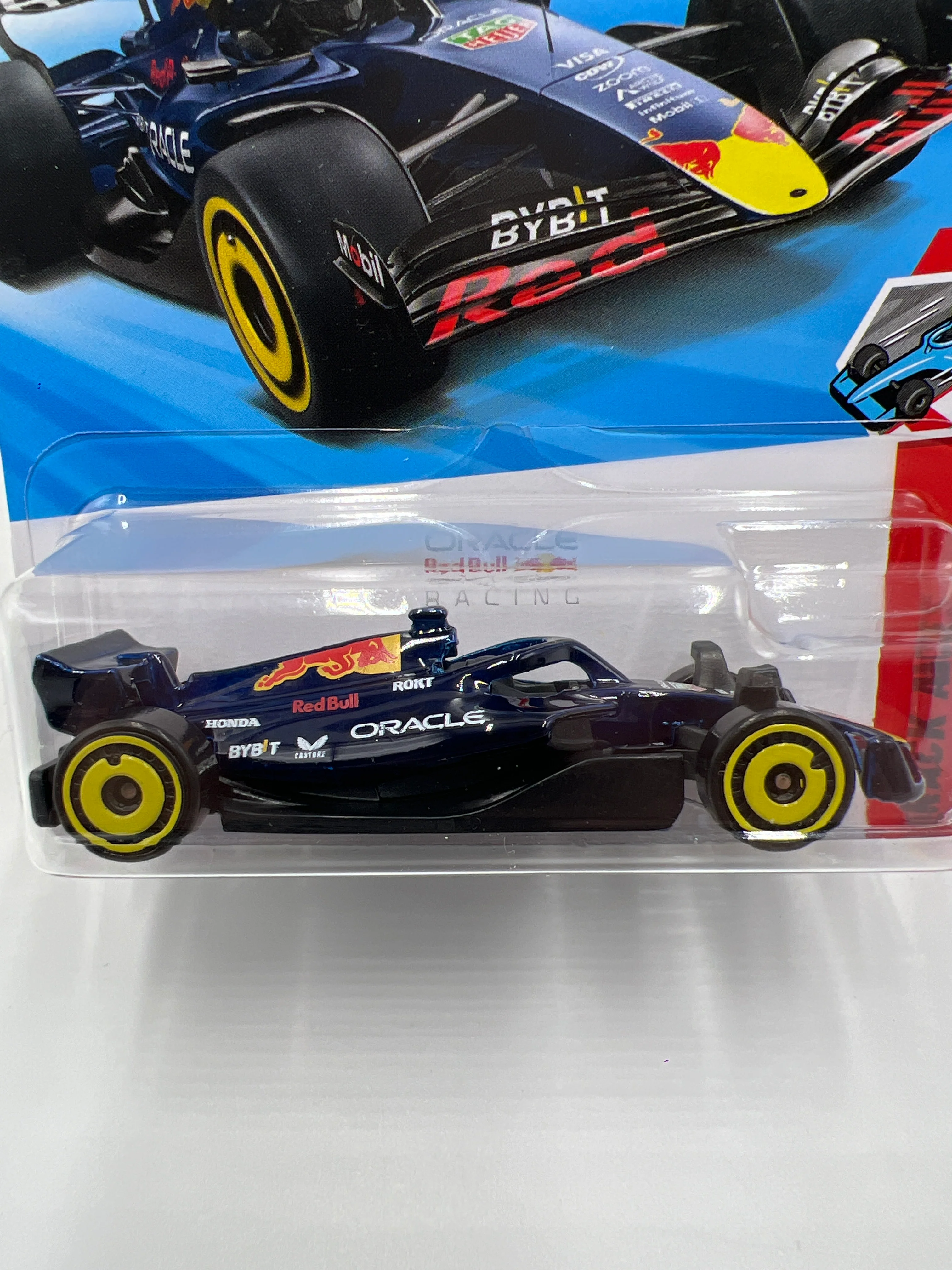 2025 Hot Wheels C Case #59 Formula 1 Oracle Red Bull Racing Blue 113C - Image 2