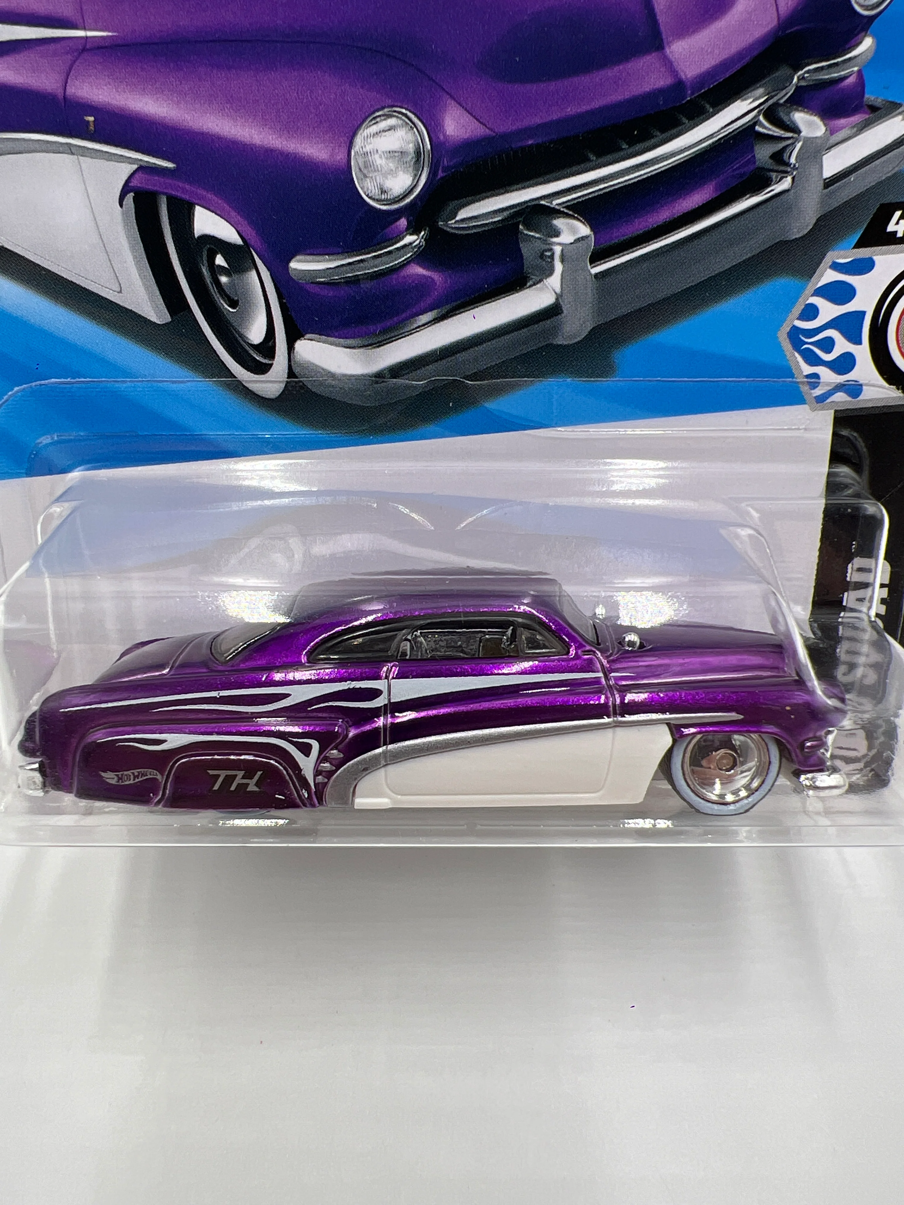 2025 Hot Wheels C Case Super Treasure Hunt #46 Hirohata Merc Purple W/Protector - Image 2