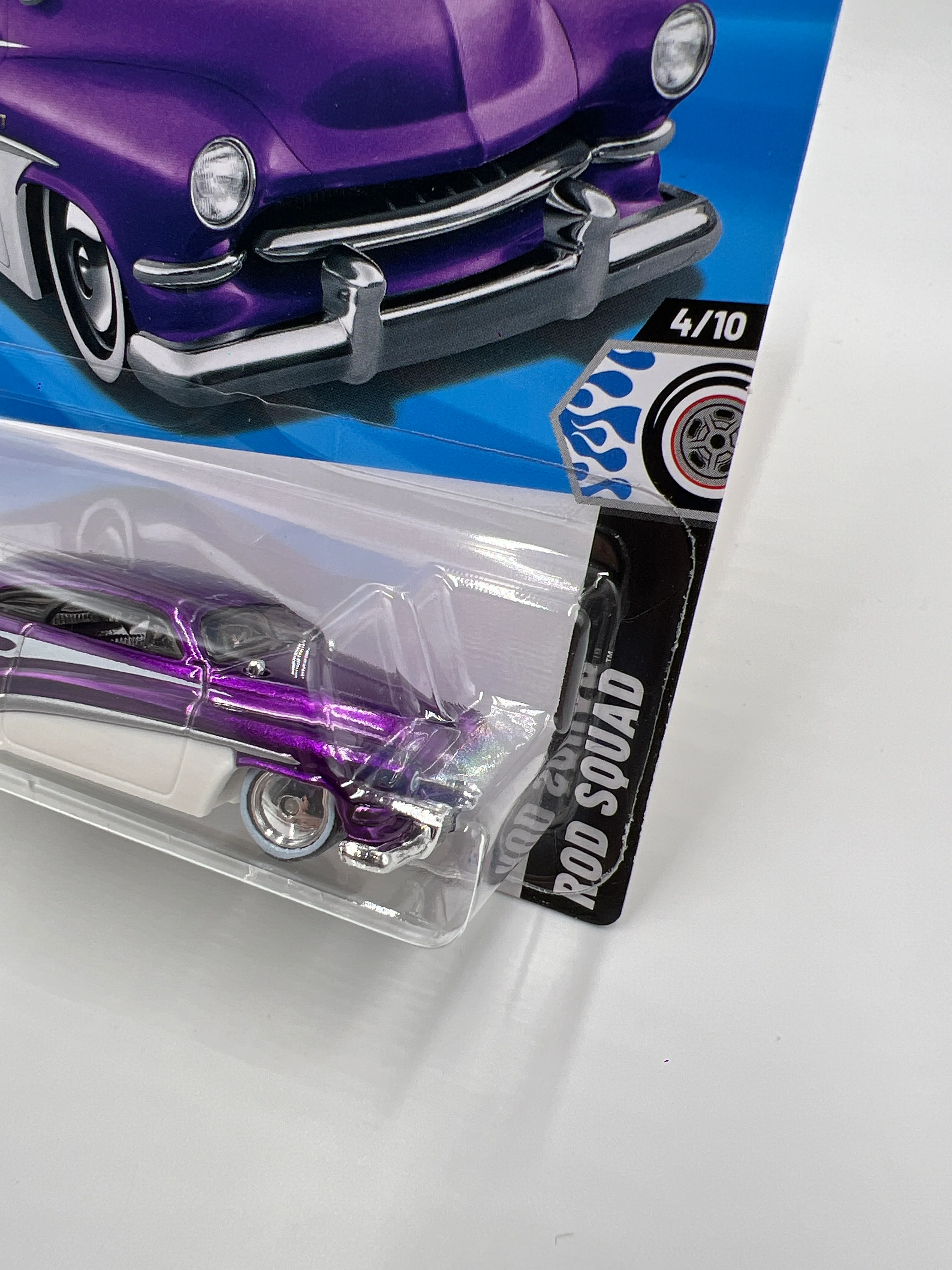 2025 Hot Wheels C Case Super Treasure Hunt #46 Hirohata Merc Purple W/Protector - Image 3