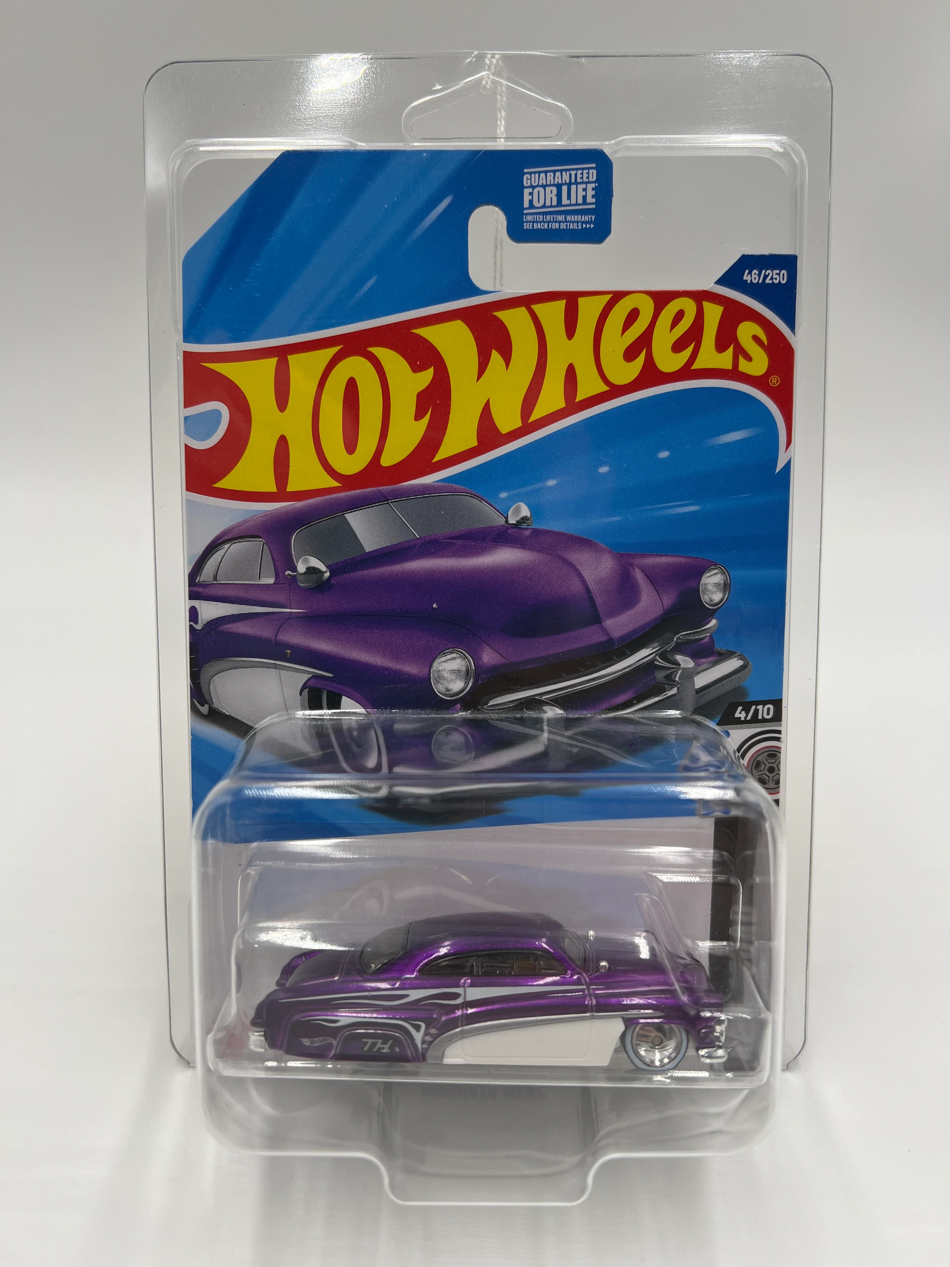 2025 Hot Wheels C Case Super Treasure Hunt #46 Hirohata Merc Purple W/Protector - Image 7