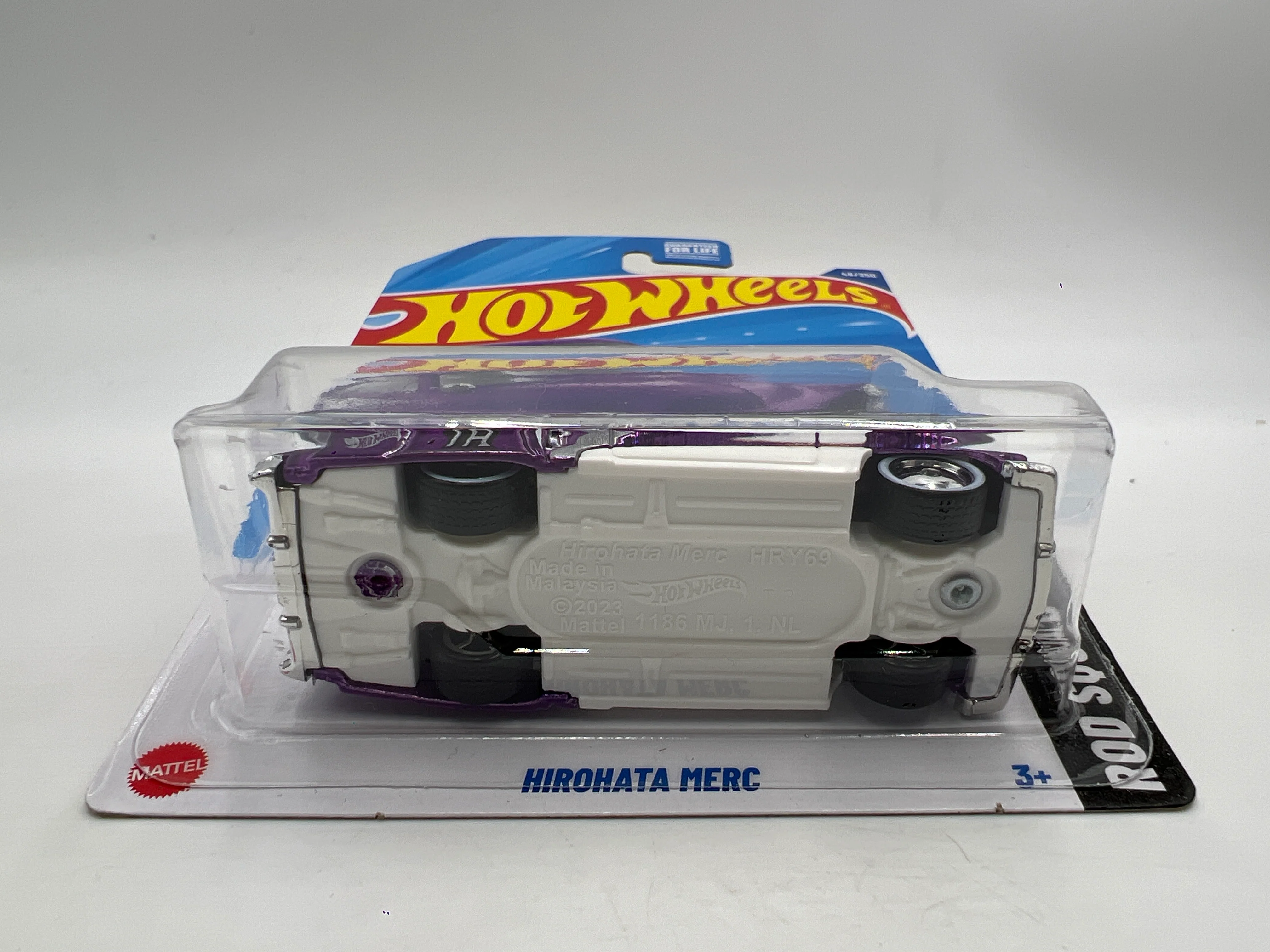 2025 Hot Wheels C Case Super Treasure Hunt #46 Hirohata Merc Purple W/Protector - Image 5