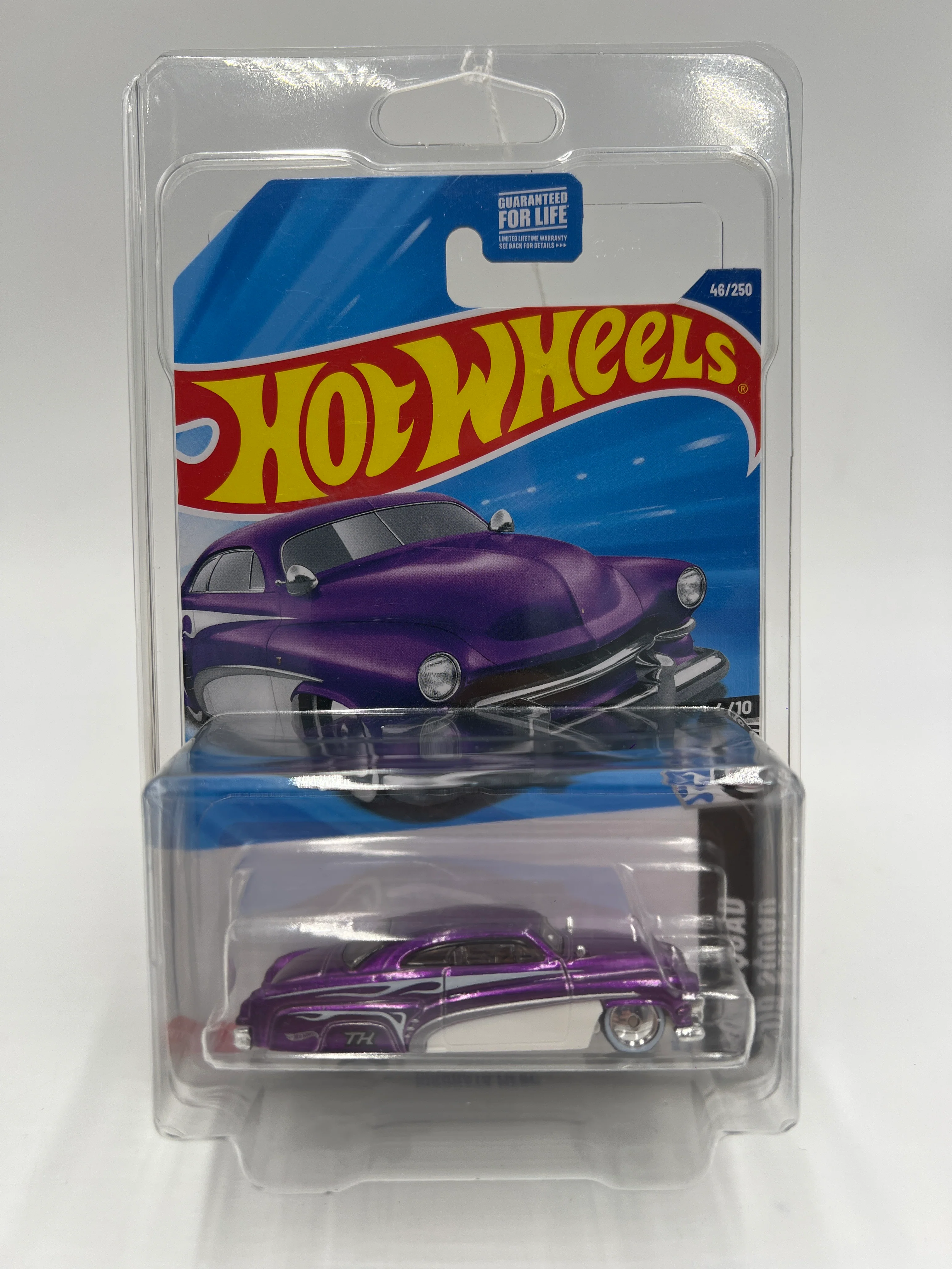 2025 Hot Wheels C Case Super Treasure Hunt #46 Hirohata Merc Purple W/Protector - Image 7