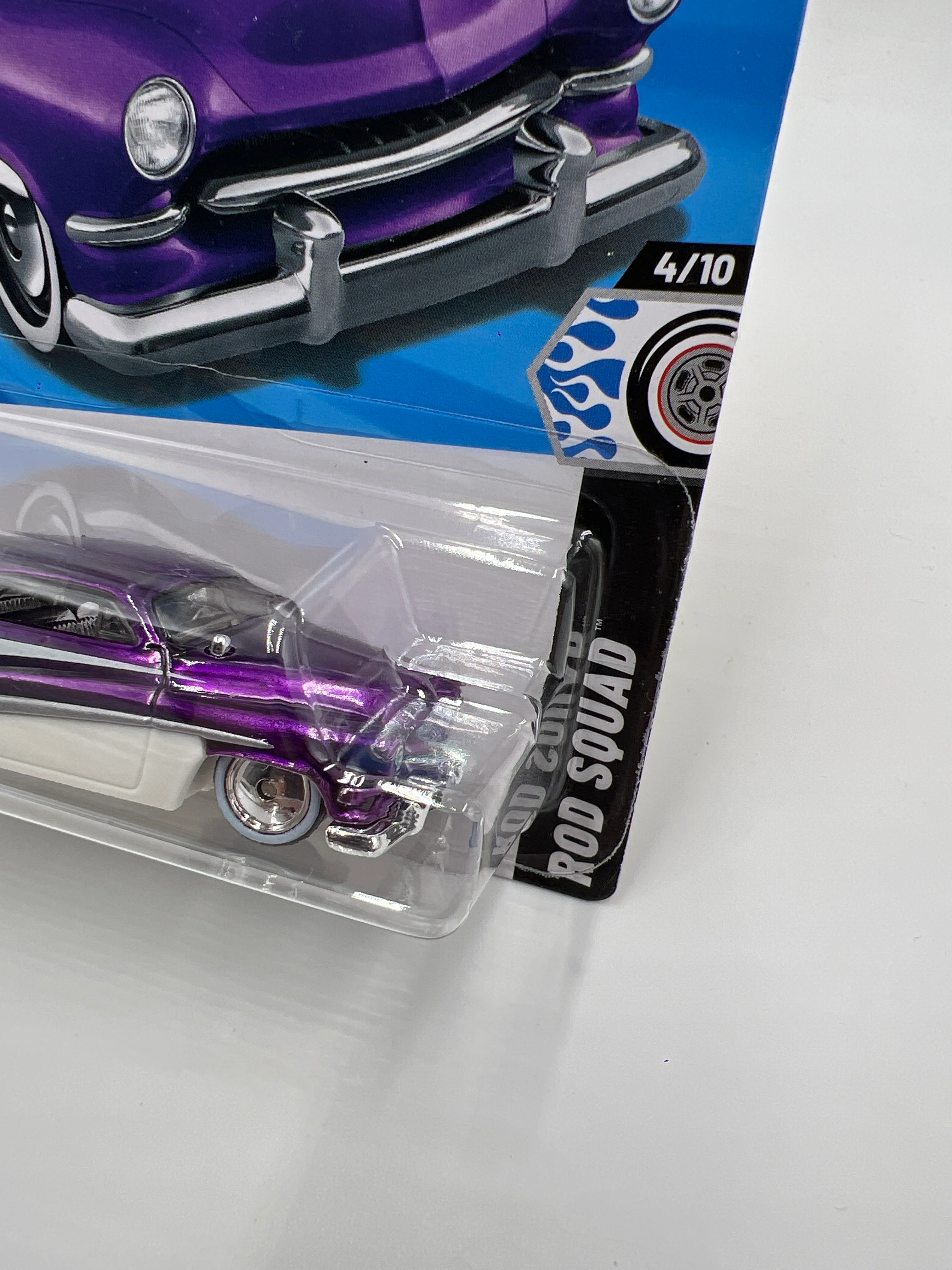 2025 Hot Wheels C Case Super Treasure Hunt #46 Hirohata Merc Purple W/Protector - Image 3