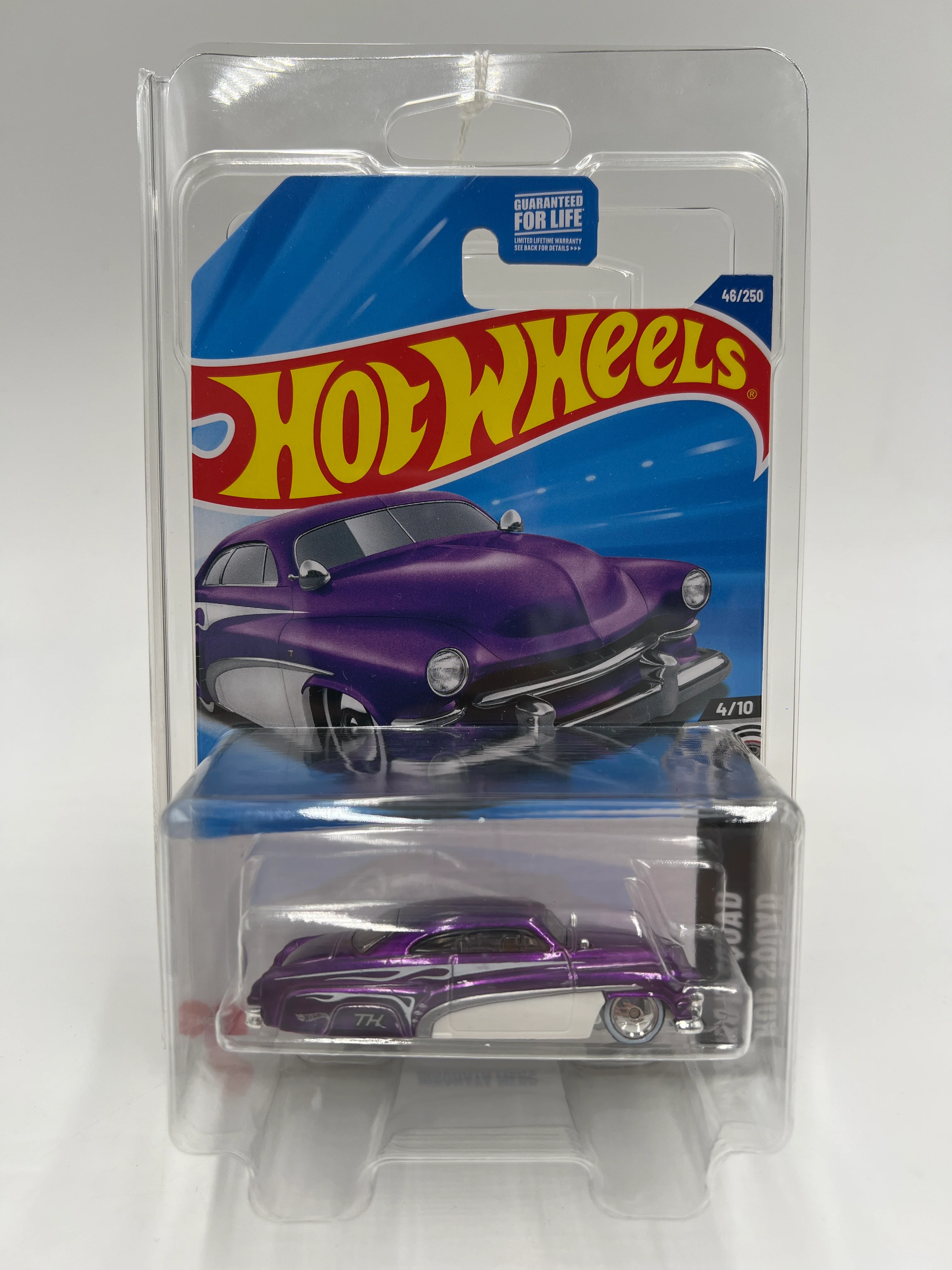 2025 Hot Wheels B Case Super Treasure Hunt #46 Hirohata Merc Purple W/Protector - Image 7
