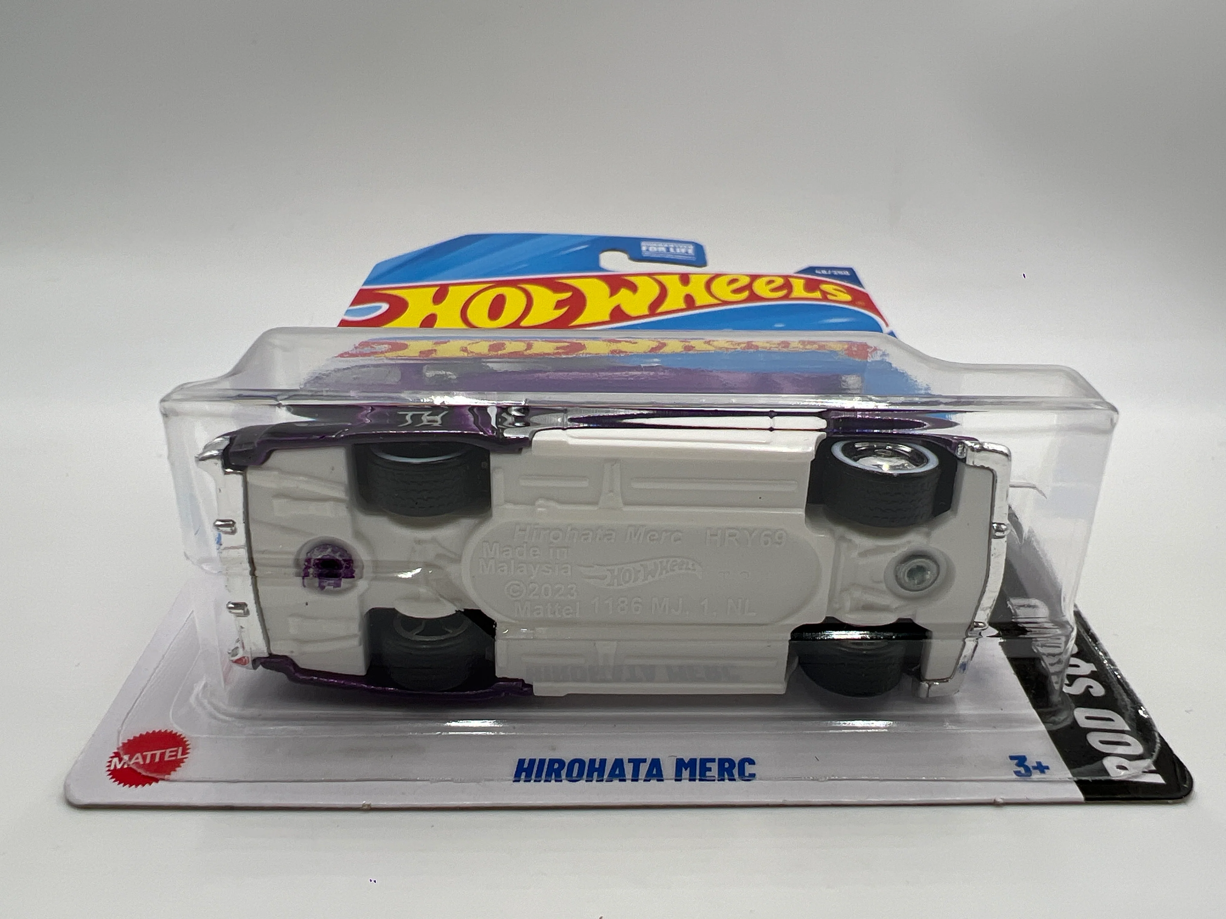 2025 Hot Wheels C Case Super Treasure Hunt #46 Hirohata Merc Purple W/Protector - Image 5