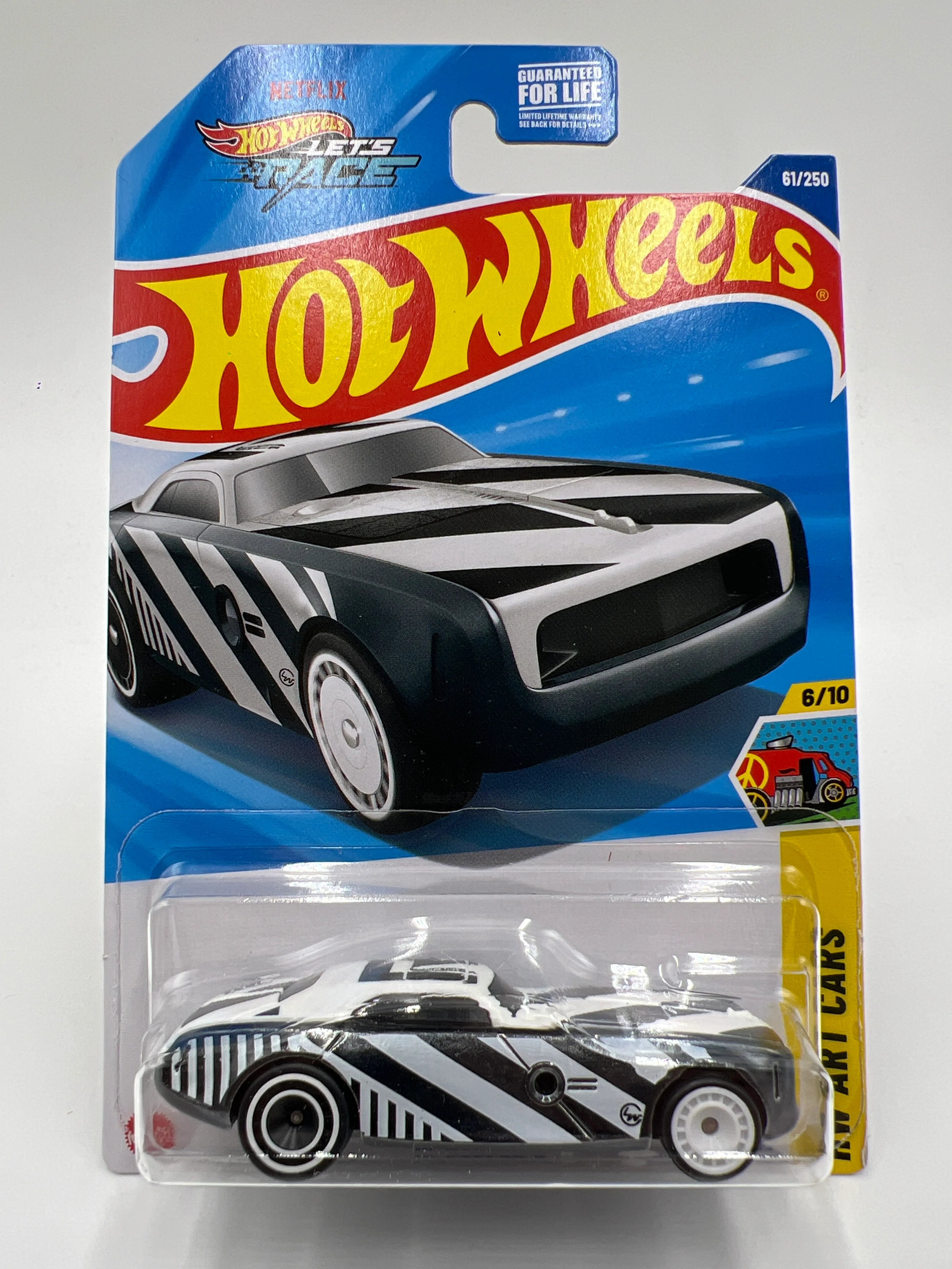 2025 Hot Wheels C Case Super Treasure Hunt #61 Hi-Roller II Black/White W/Protector #2 - Image 2