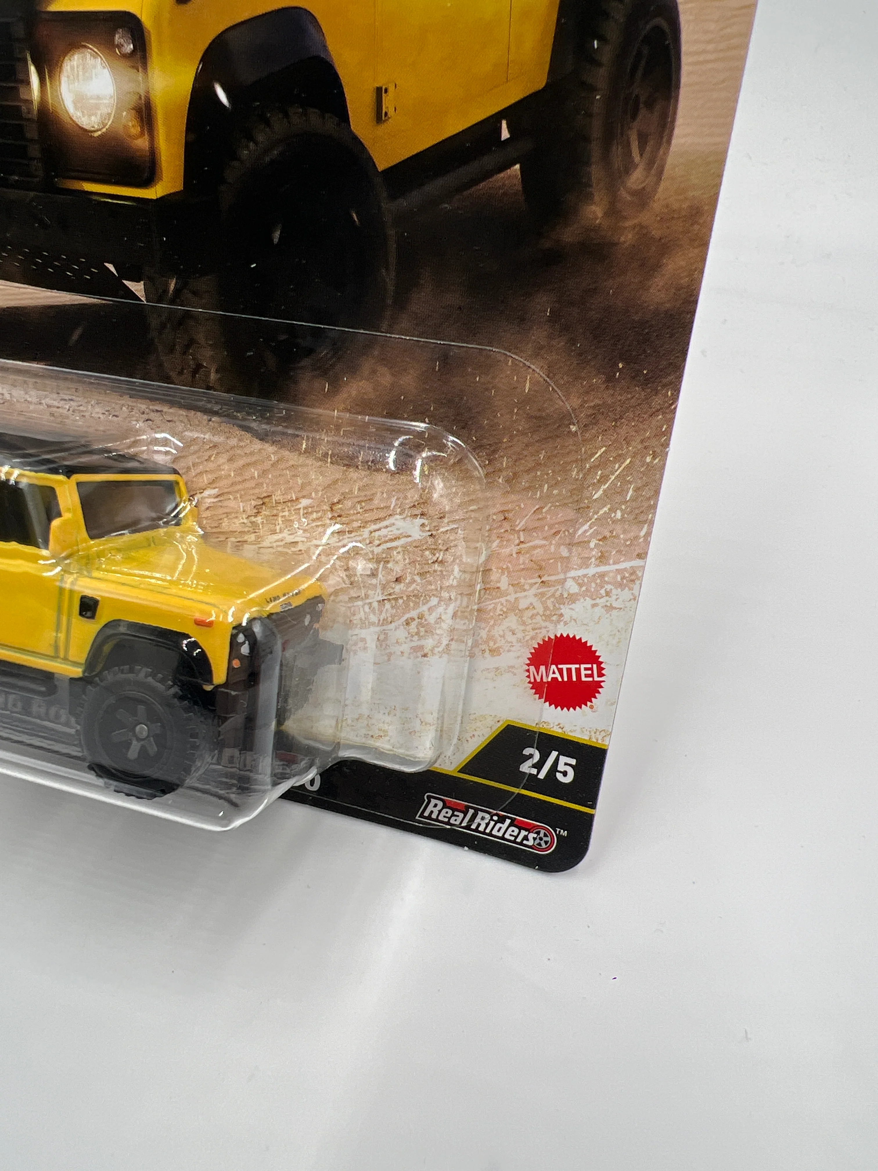 2025 Hot Wheels Car Culture HW Off Road #2 Land Rover Defender 90 Yellow 253B - Image 4