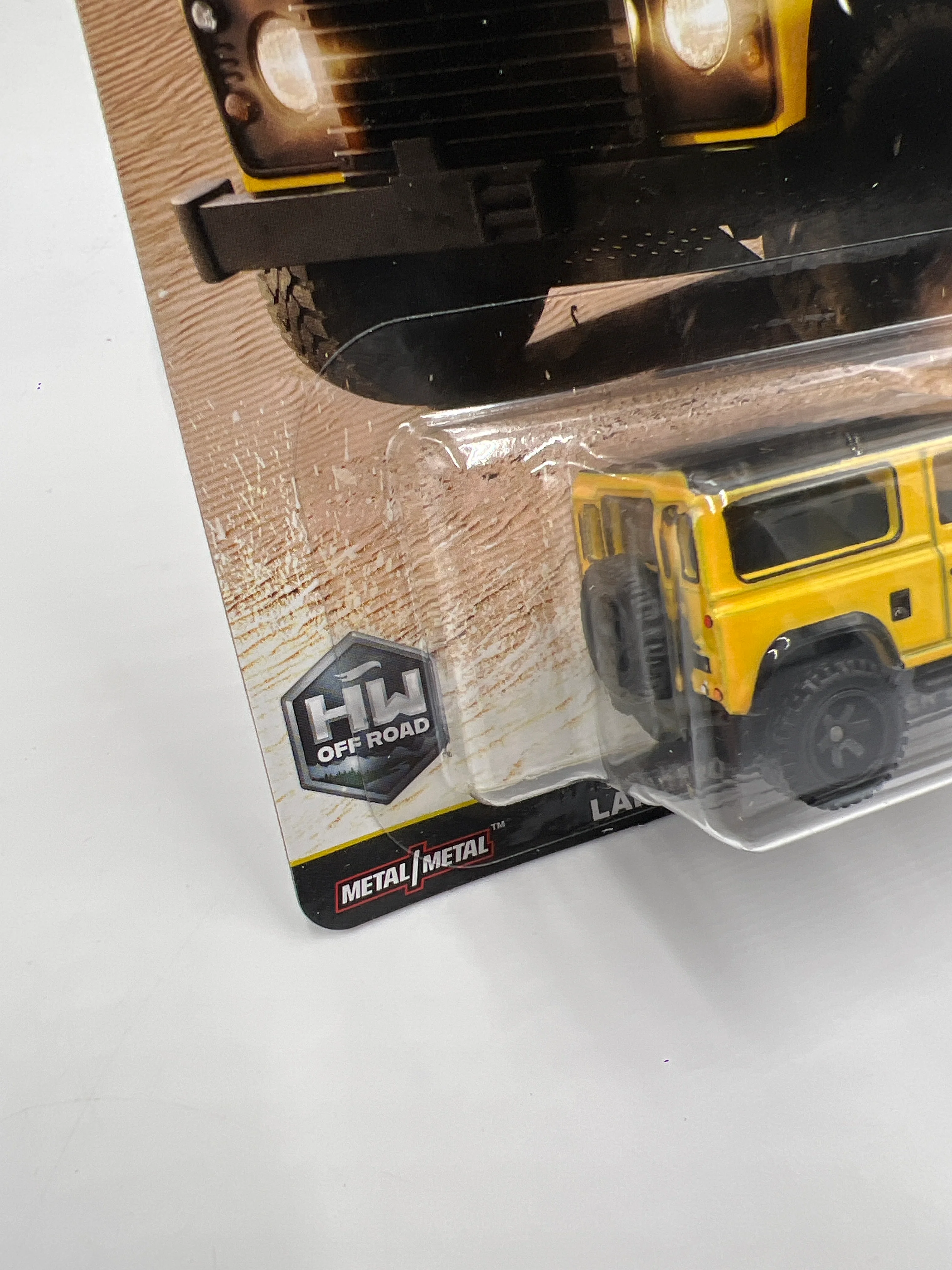 2025 Hot Wheels Car Culture HW Off Road #2 Land Rover Defender 90 Yellow 253B - Image 5