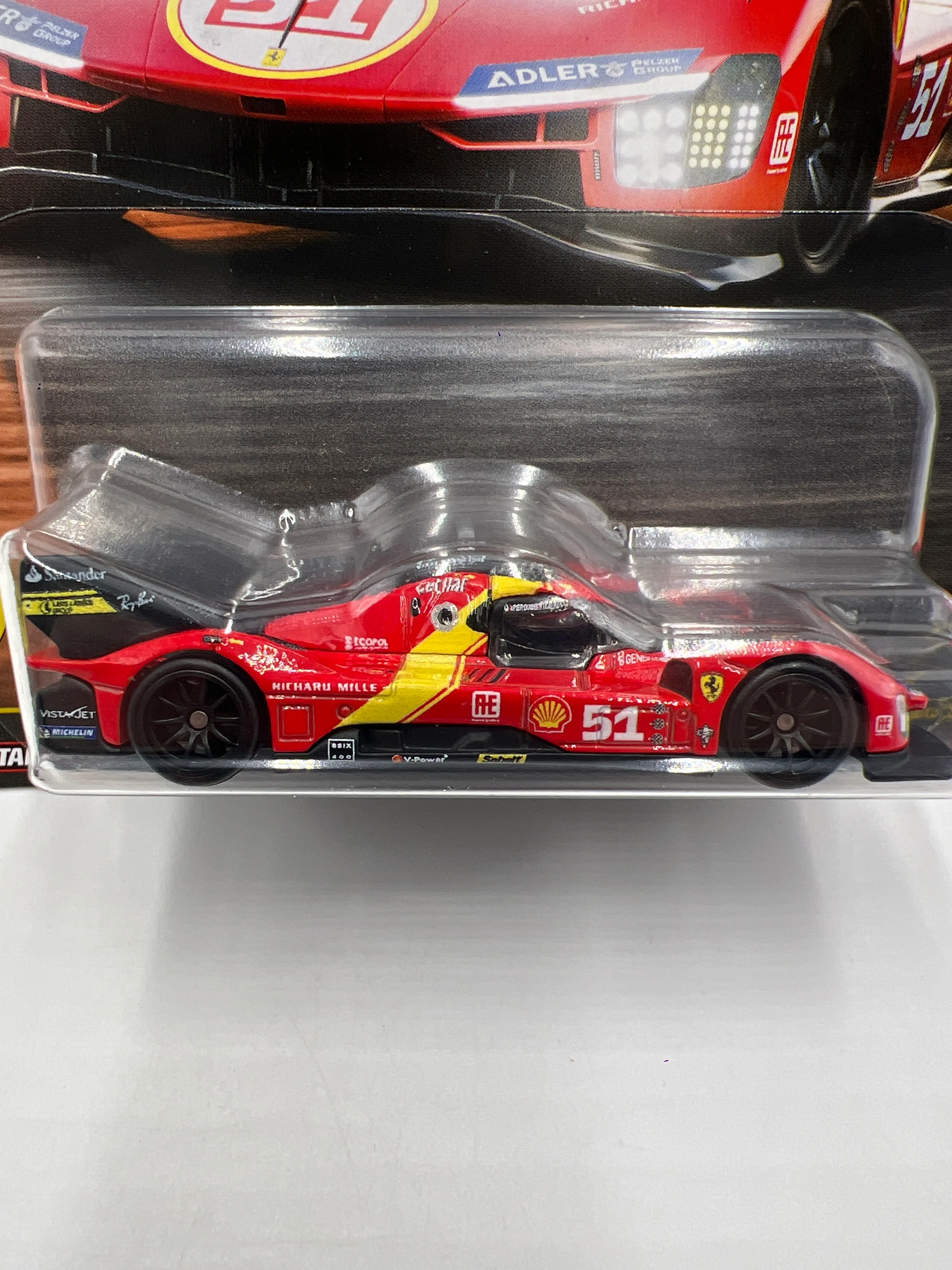 2025 Hot Wheels Car Culture Premium Circuit Legends #2 Ferrari 499P Red 245B - Image 2