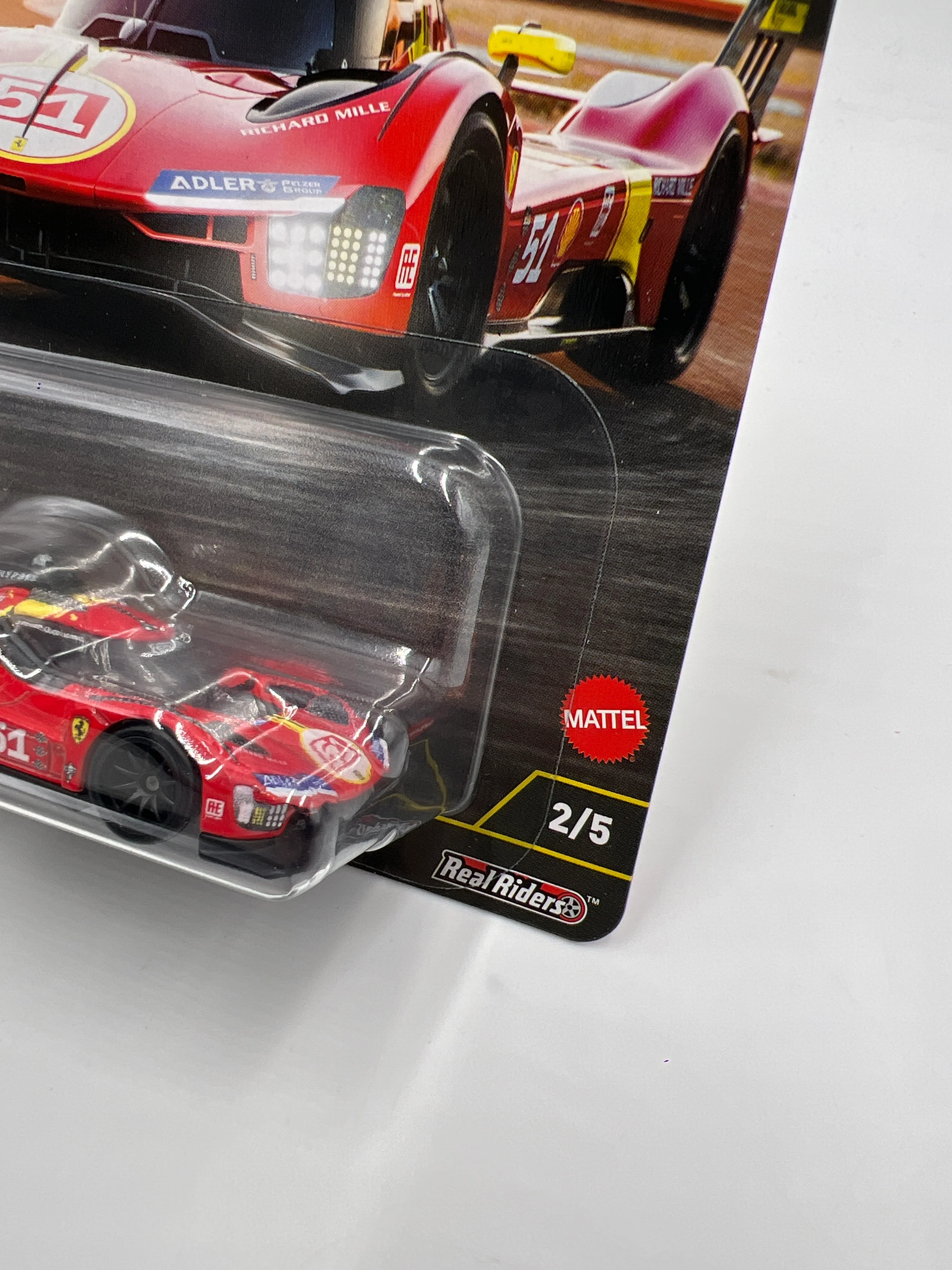 2025 Hot Wheels Car Culture Premium Circuit Legends #2 Ferrari 499P Red 245B - Image 3