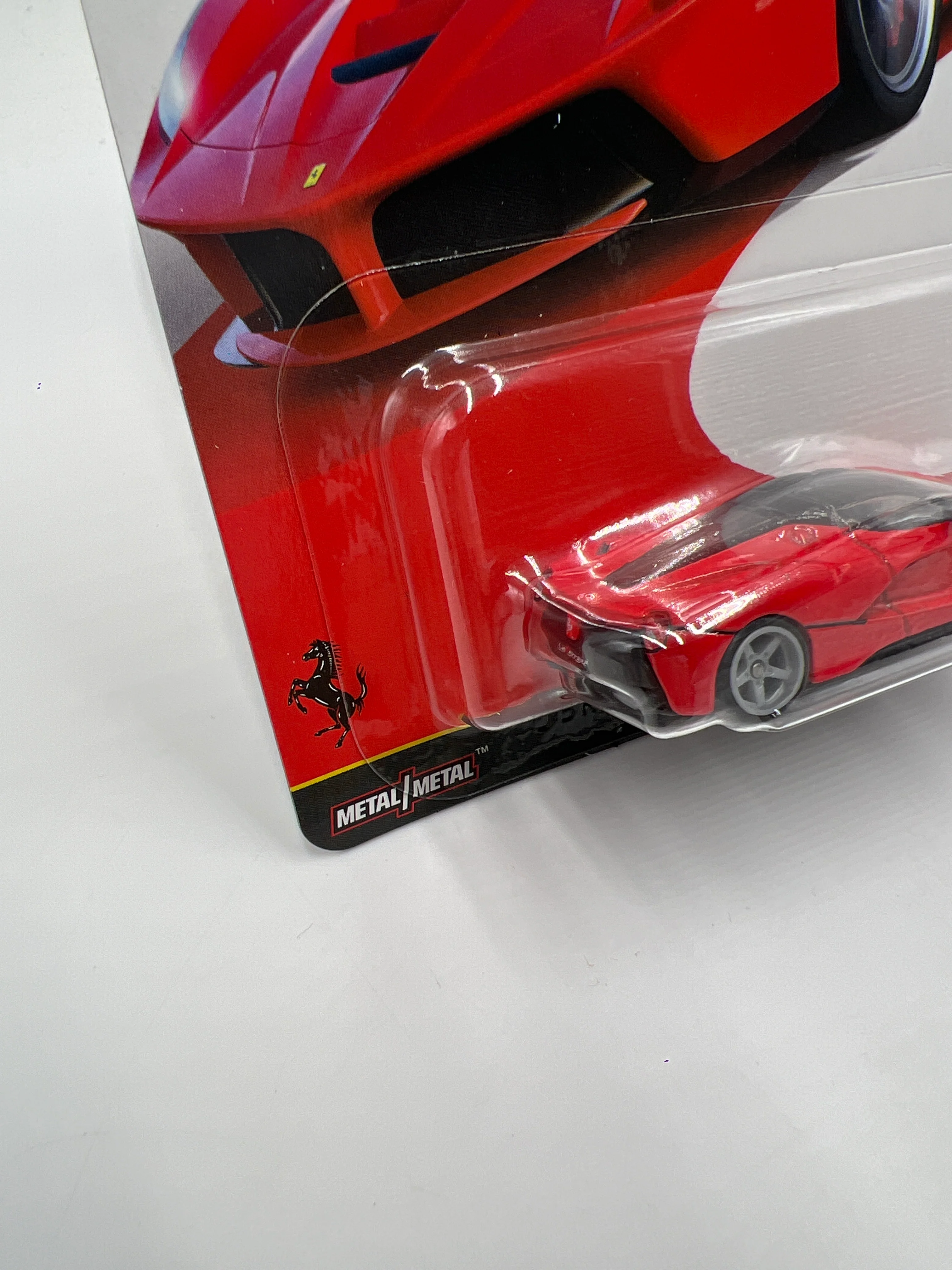 2025 Hot Wheels Car Culture Premium Euro Speed #3 Ferrari LaFerrari Red W/Protector - Image 4
