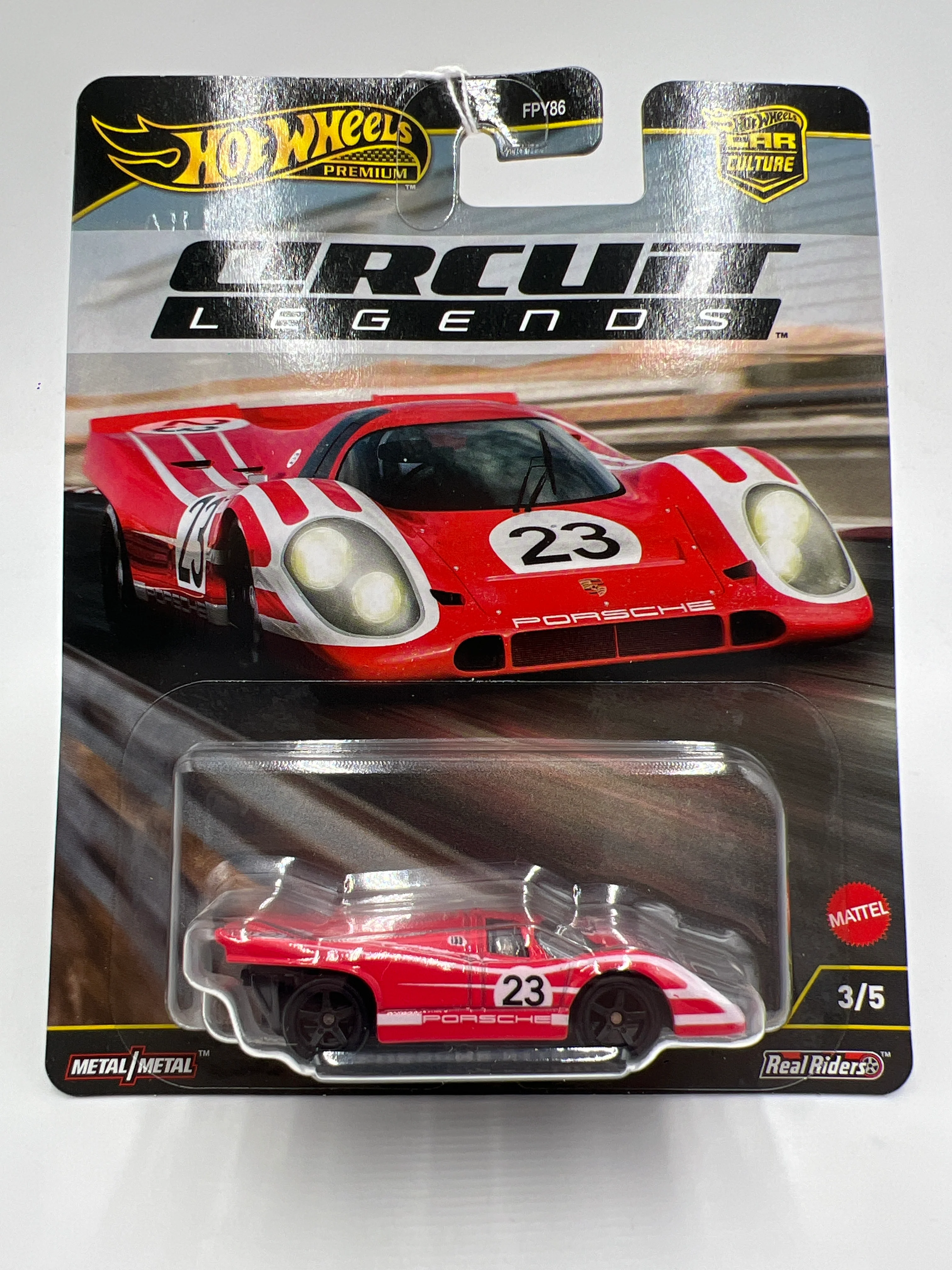 2025 Hot Wheels Car Culture Premium Circuit Legends #3 Porsche 917KH Red 258A