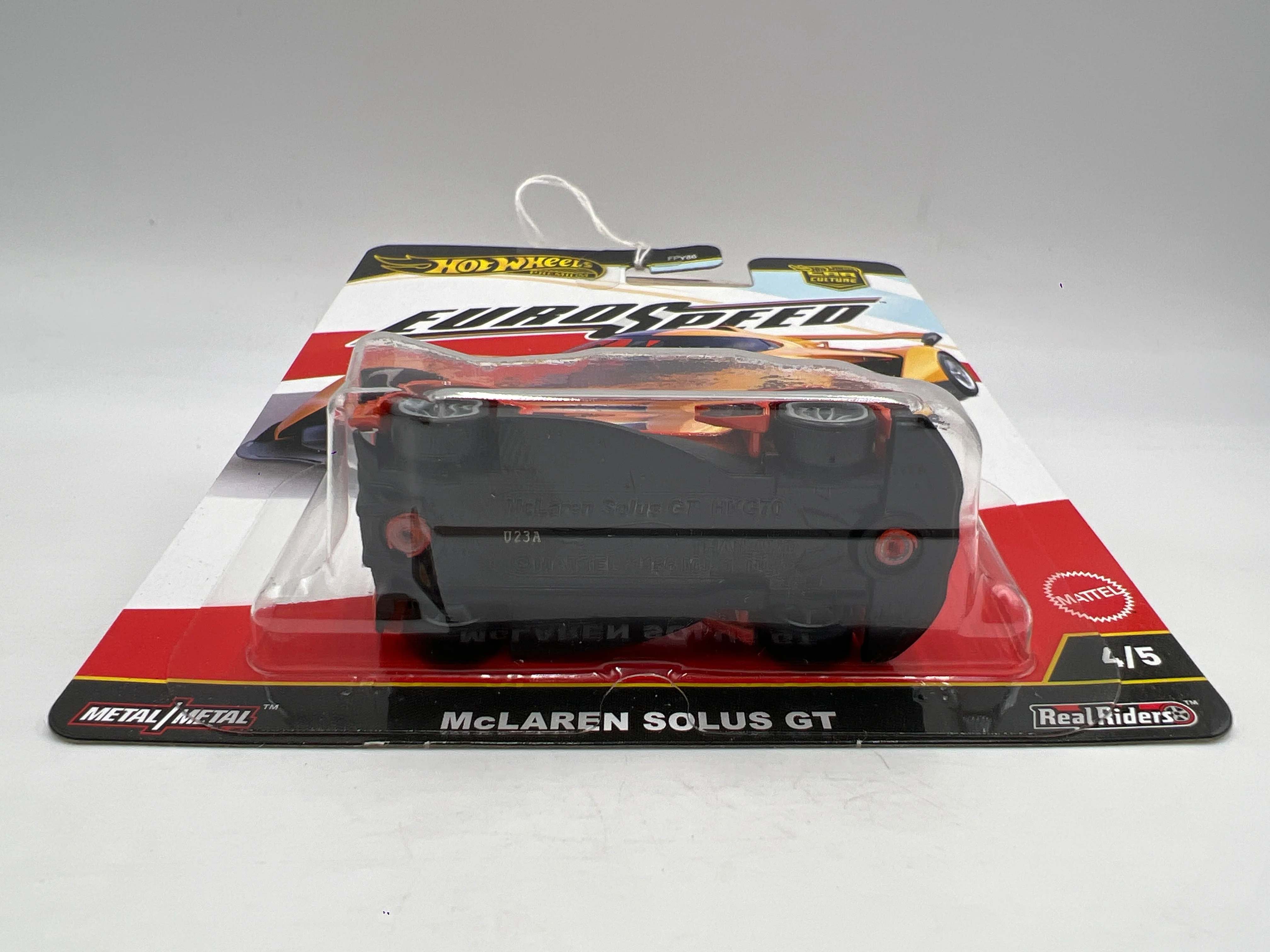 2025 Hot Wheels Car Culture Premium Euro Speed #4 McLaren Solus GT Orange 258i - Image 5