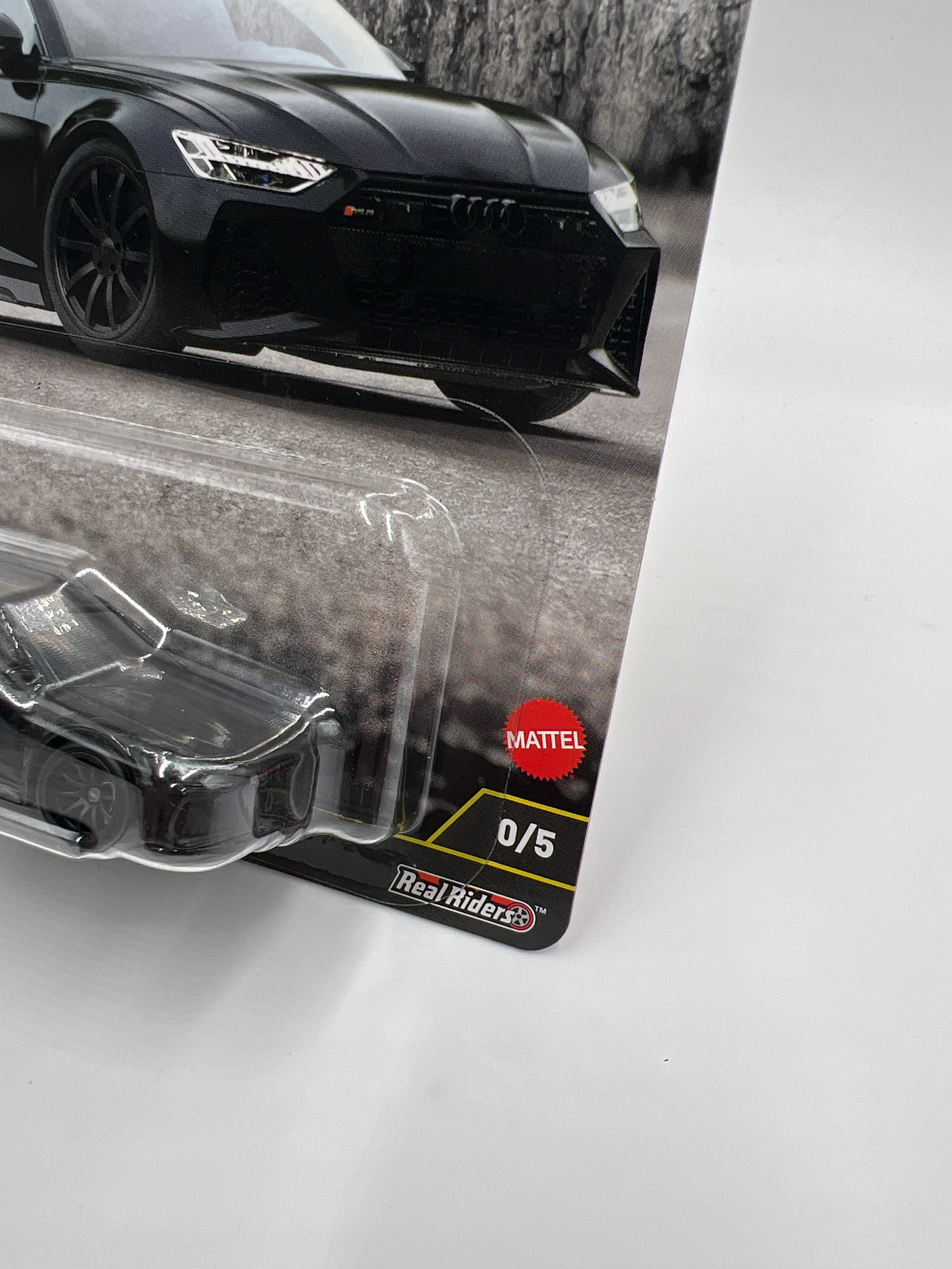 2025 Hot Wheels Premium CHASE Fast Wagons #0 Audi RS 6 Avant Black W/Protector - Image 3