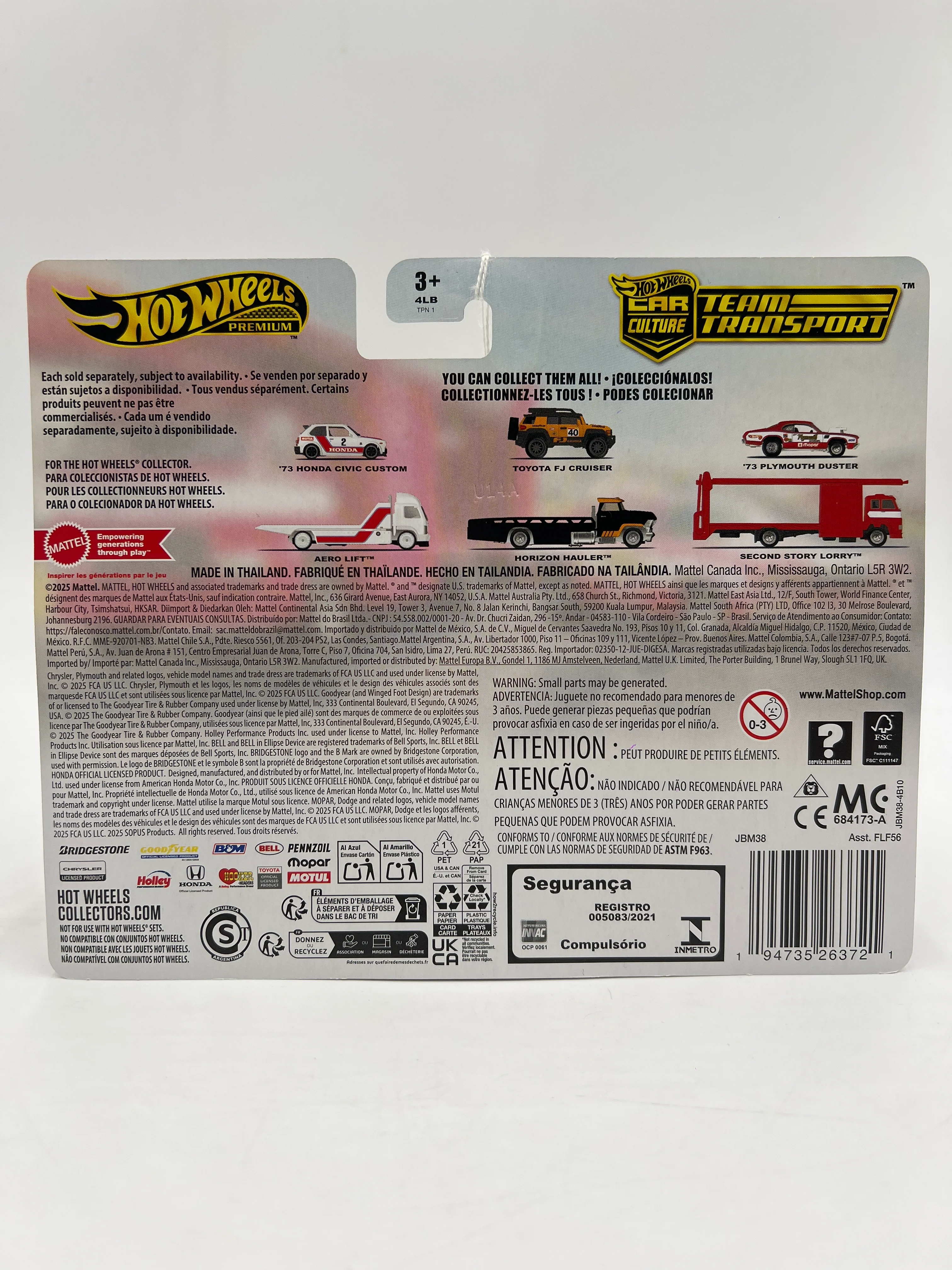 2025 Hot Wheels Car Culture Team Transport #82 73 Plymouth Duster & Second Story Lorry 280H - Image 6