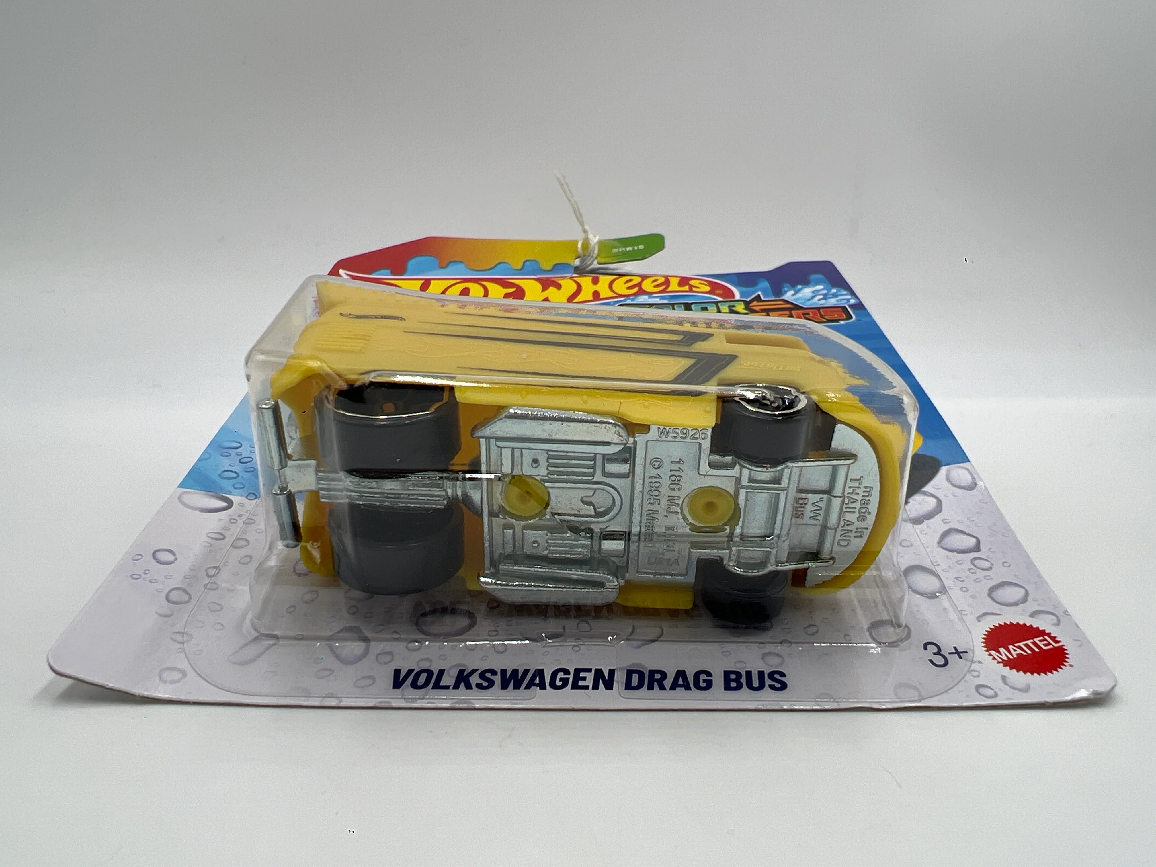 2025 Hot Wheels Color Shifters Volkswagen Drag Bus Yellow 116C - Image 5