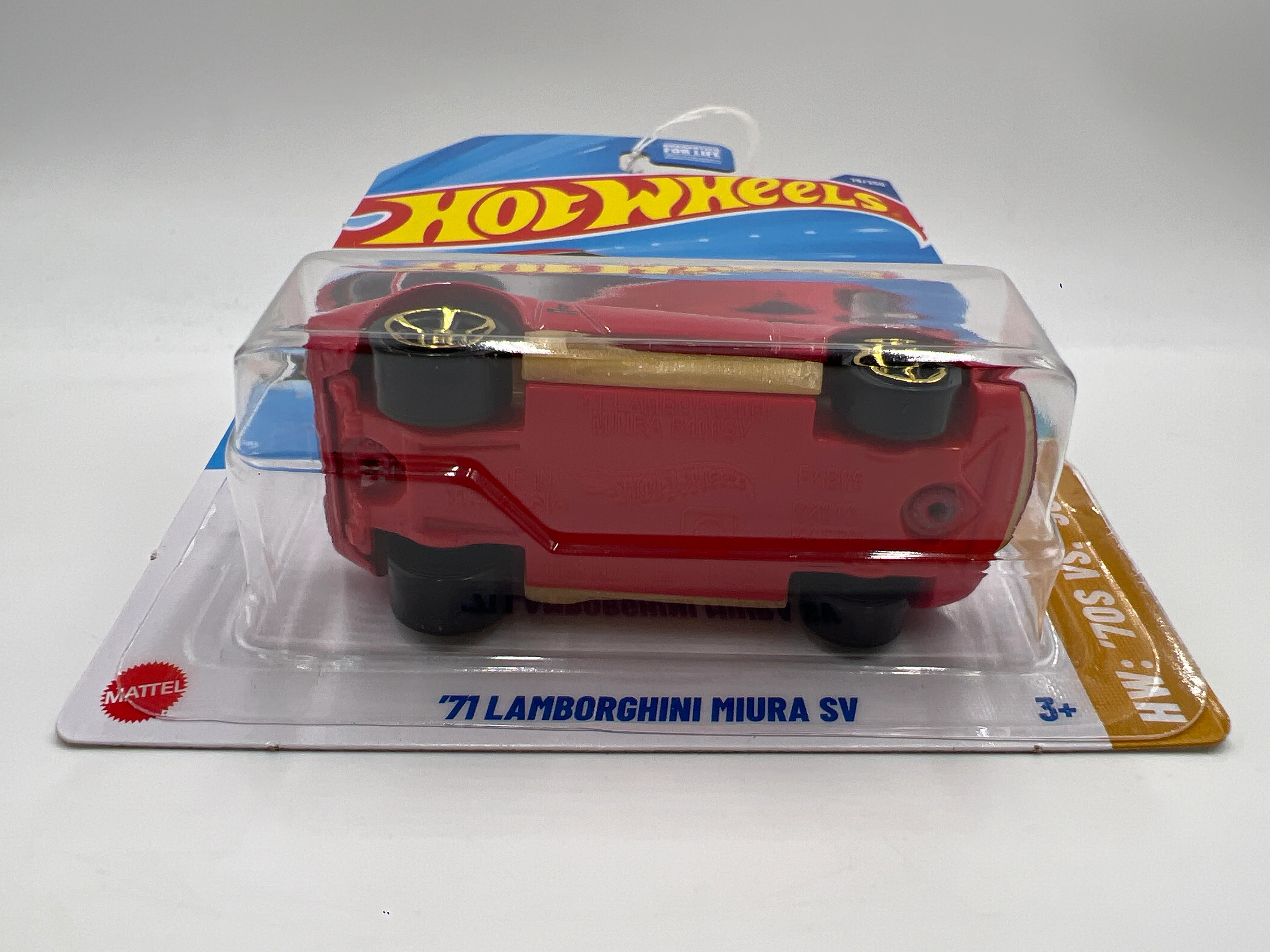 2025 Hot Wheels D Case #78 71 Lamborghini Miura SV Red 102G - Image 5