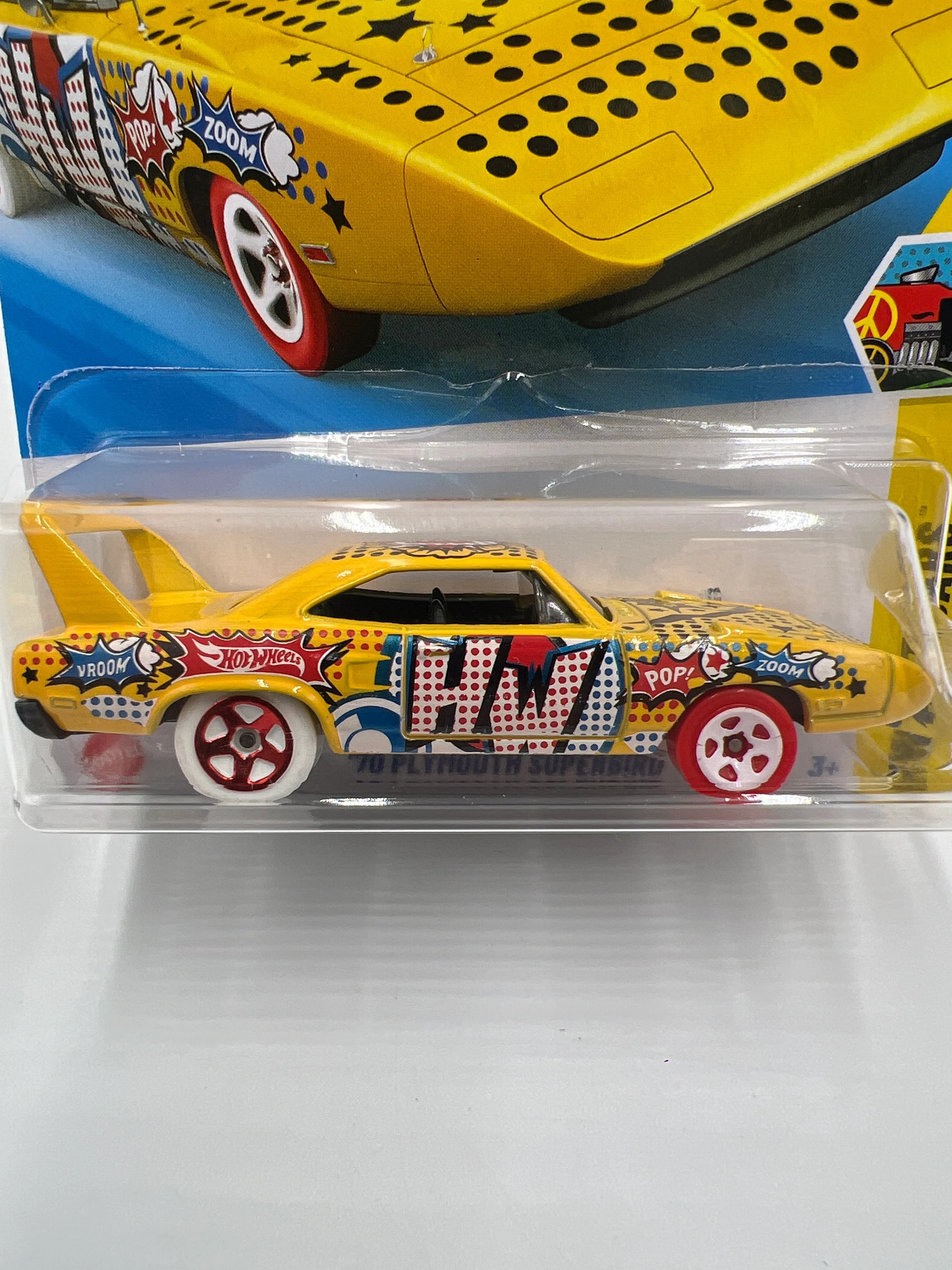 2025 Hot Wheels D Case #87 70 Plymouth Superbird Yellow 59F - Image 2
