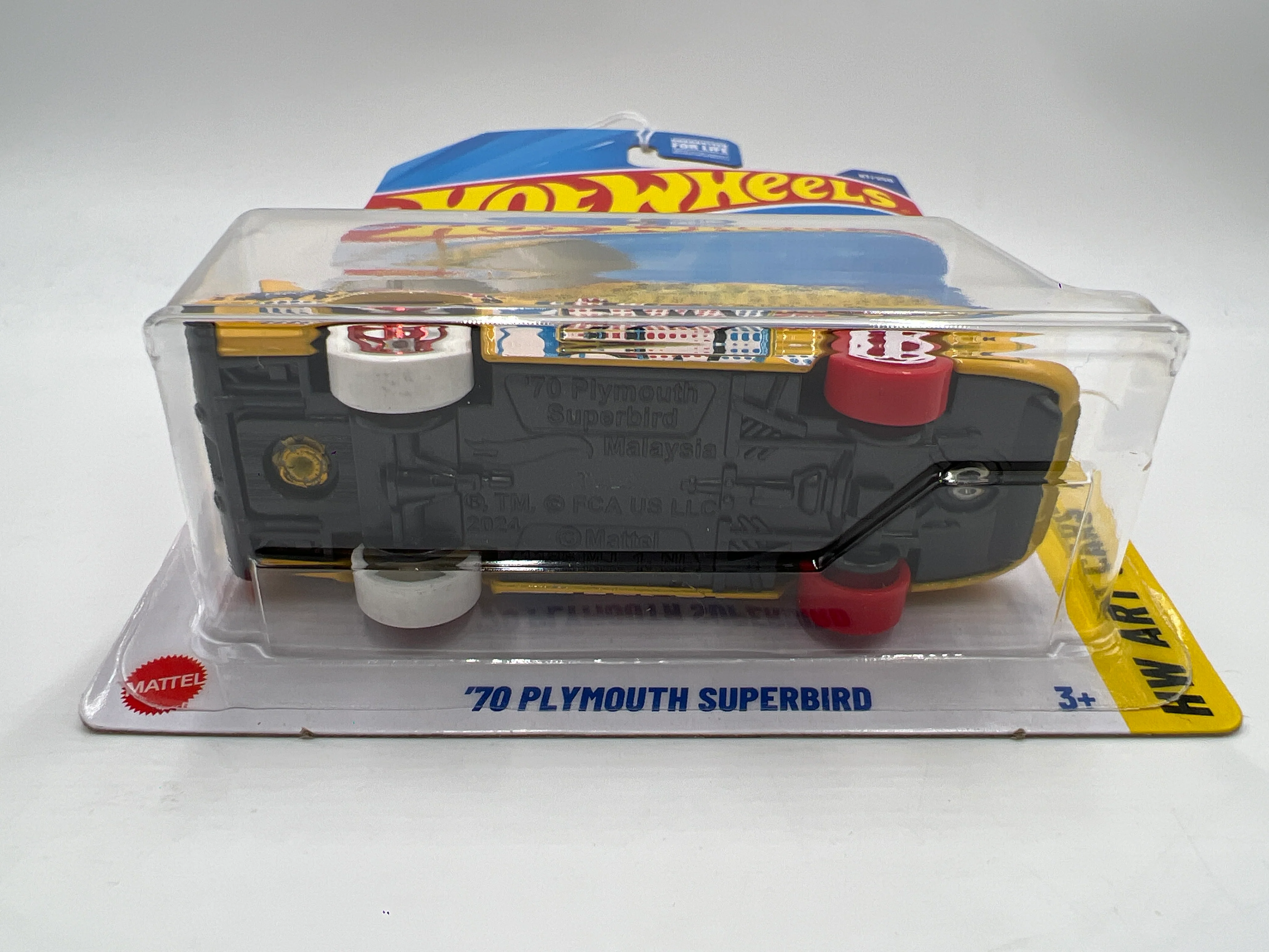 2025 Hot Wheels D Case #87 70 Plymouth Superbird Yellow 59F - Image 5