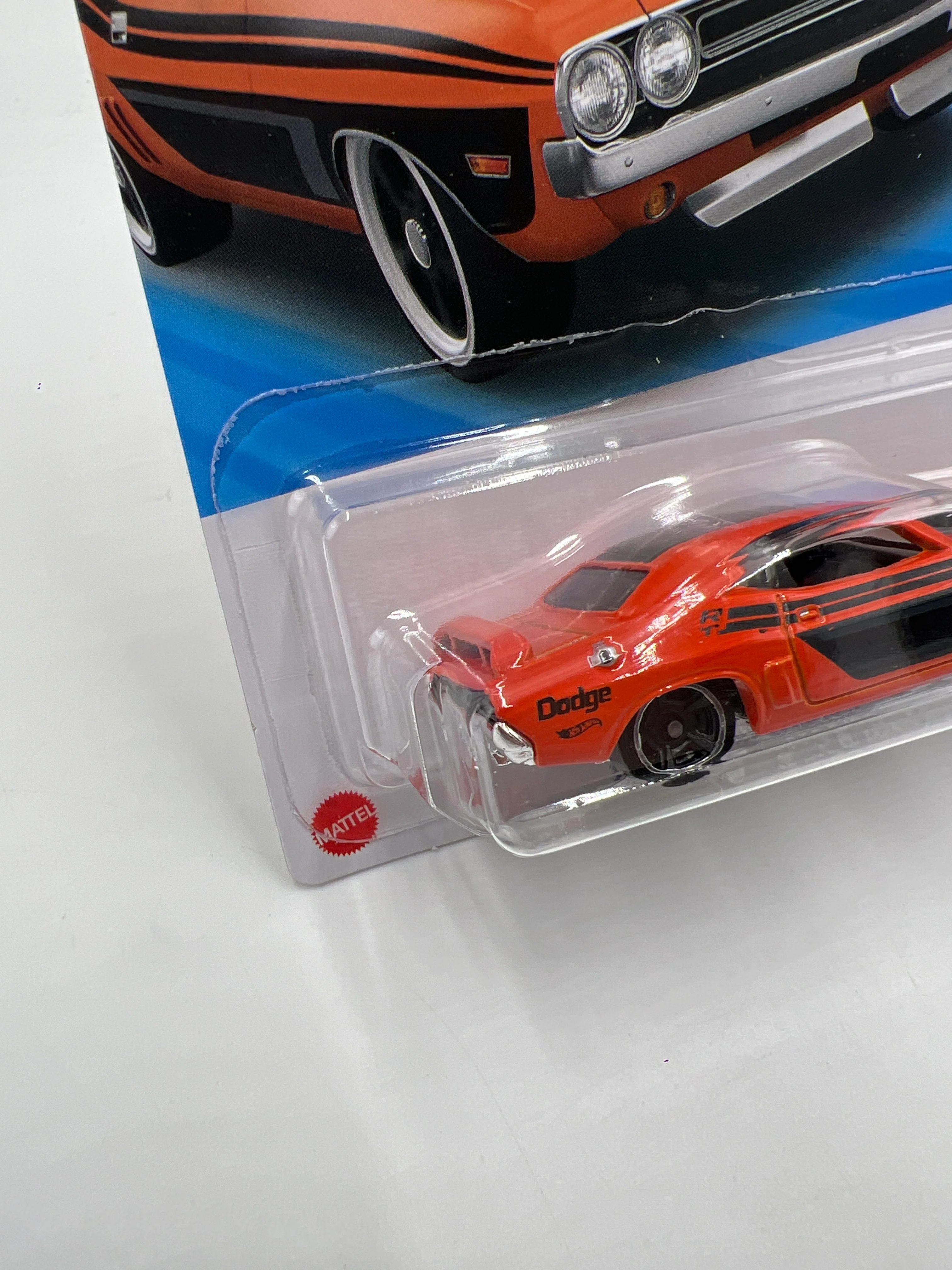 2025 Hot Wheels F Case Muscle Mania #131 71 Dodge Challenger Orange 42B - Image 4