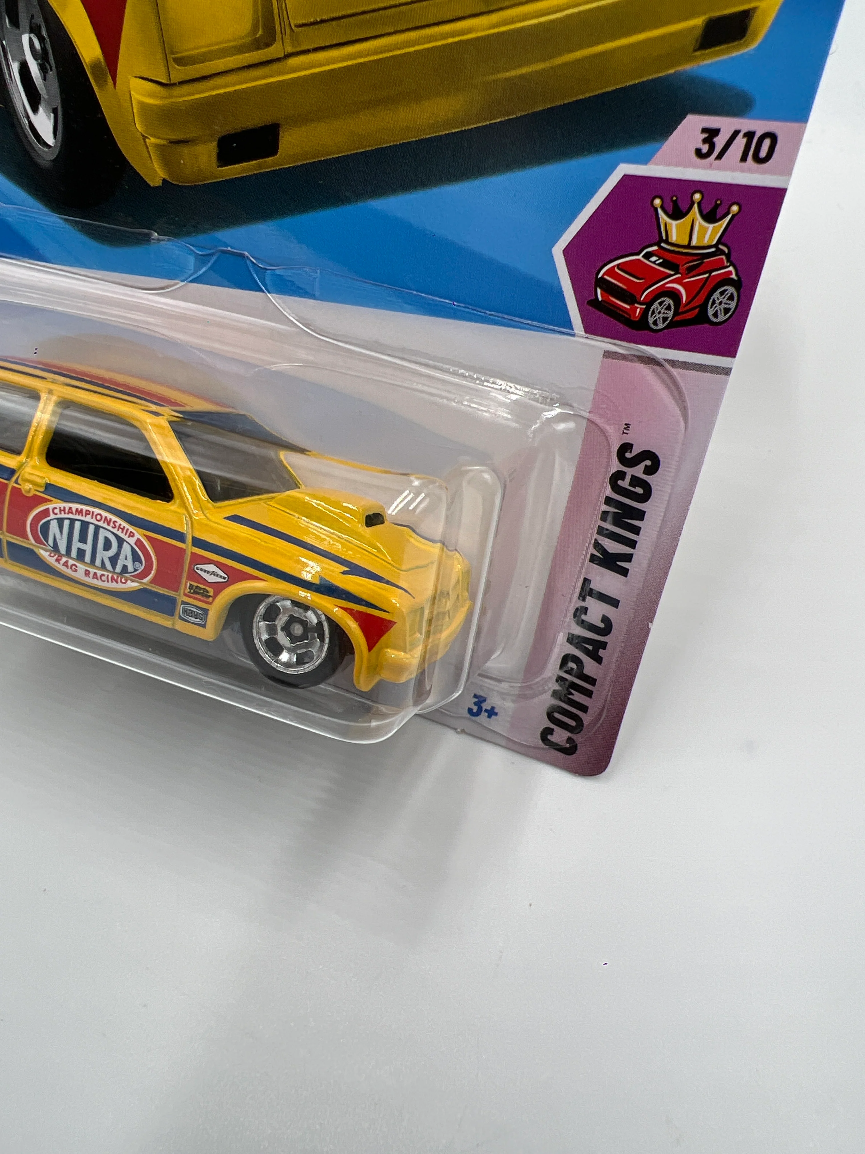 2025 Hot Wheels D Case #102 76 Chevy Chevette NHRA Yellow 11G - Image 4