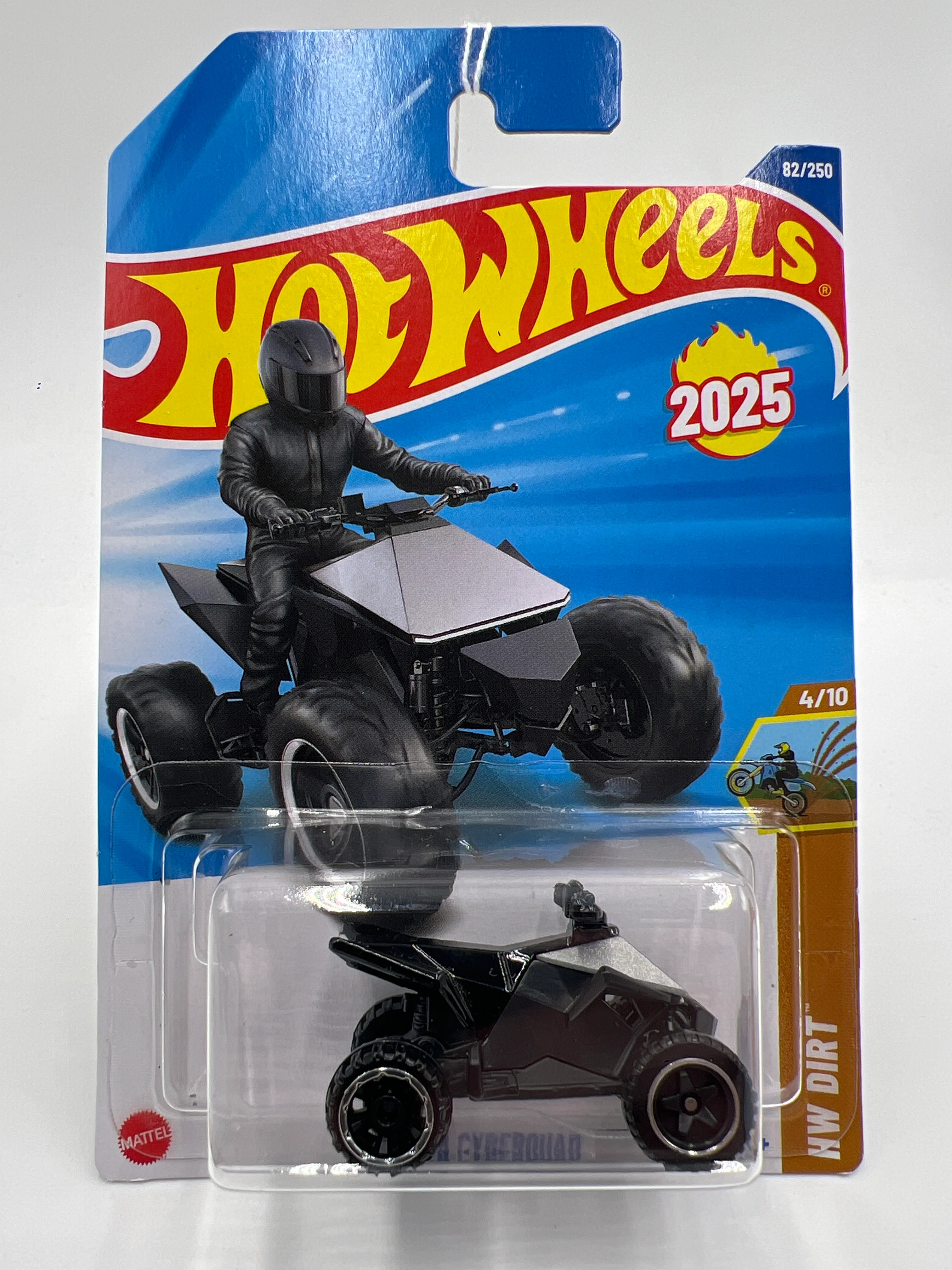 2025 Hot Wheels D Case HW Dirt #82 Tesla Cyberquad 49G