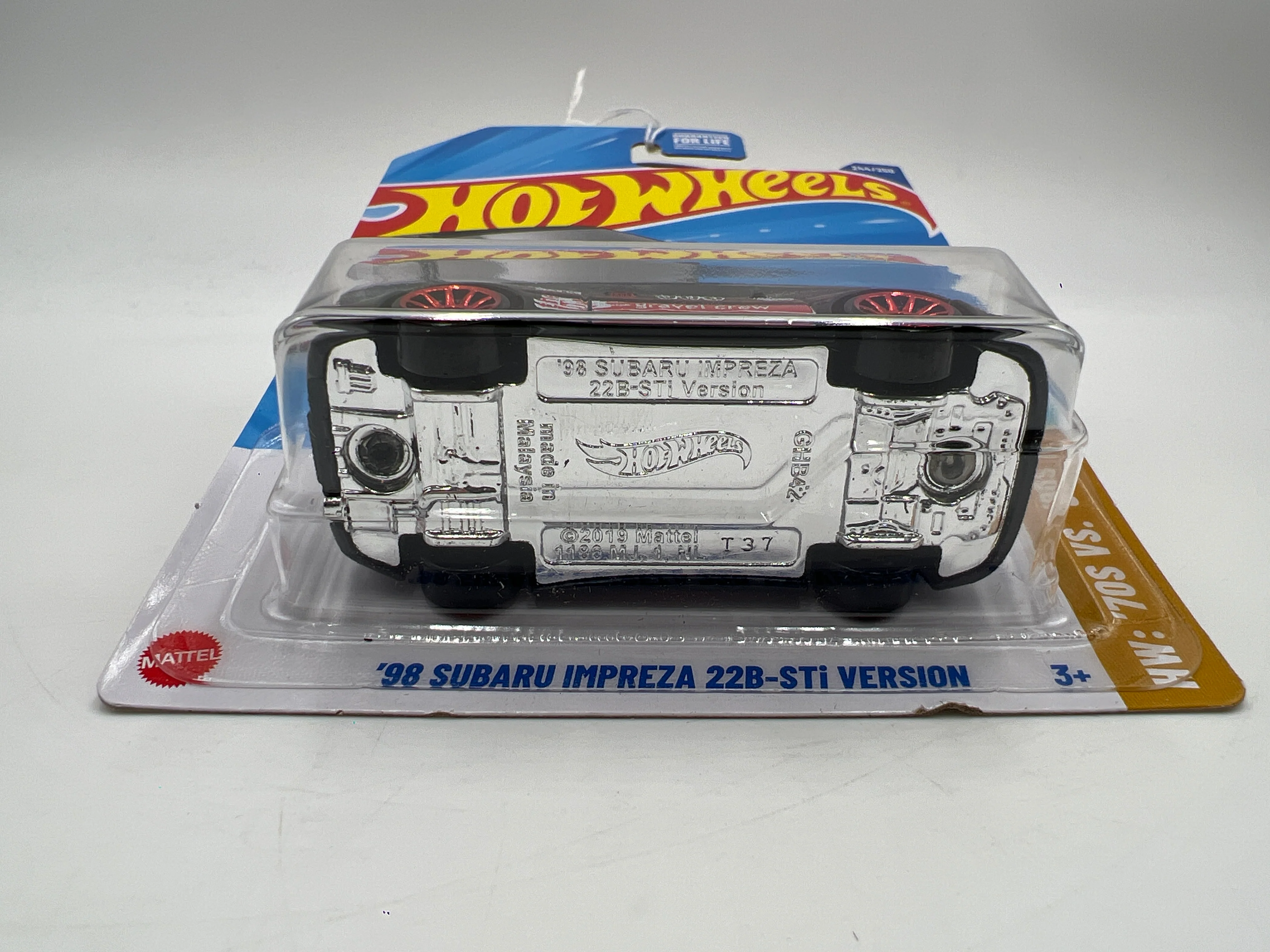 2025 Hot Wheels Dollar General Exclusive #244 98 Subaru Impreza 22B-STi Version Black 238D - Image 5