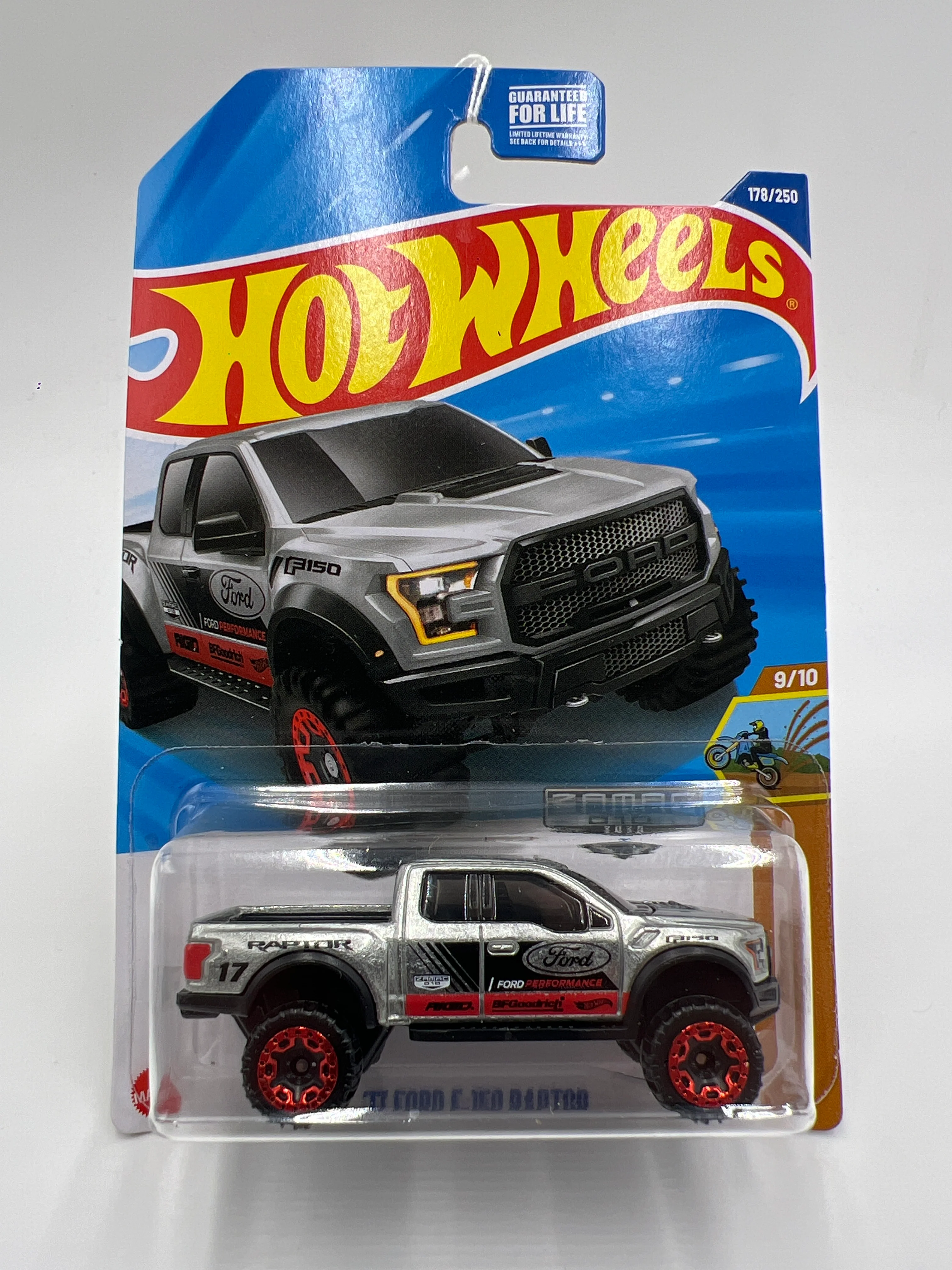 2025 Hot Wheels Walmart Exclusive Zamac 10 #178 17 Ford F-150 Raptor  146C