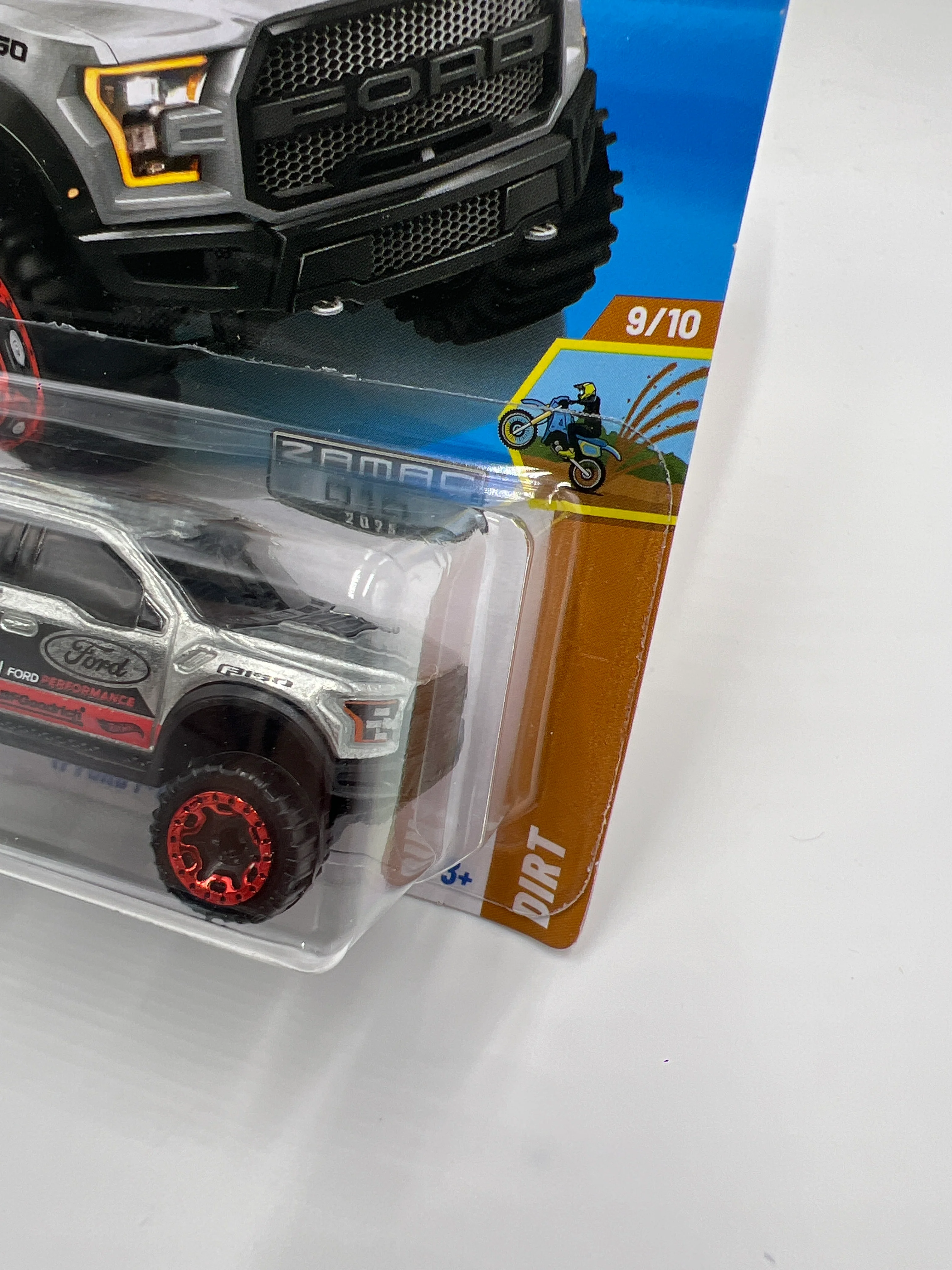 2025 Hot Wheels Walmart Exclusive Zamac 10 #178 17 Ford F-150 Raptor  146C - Image 3