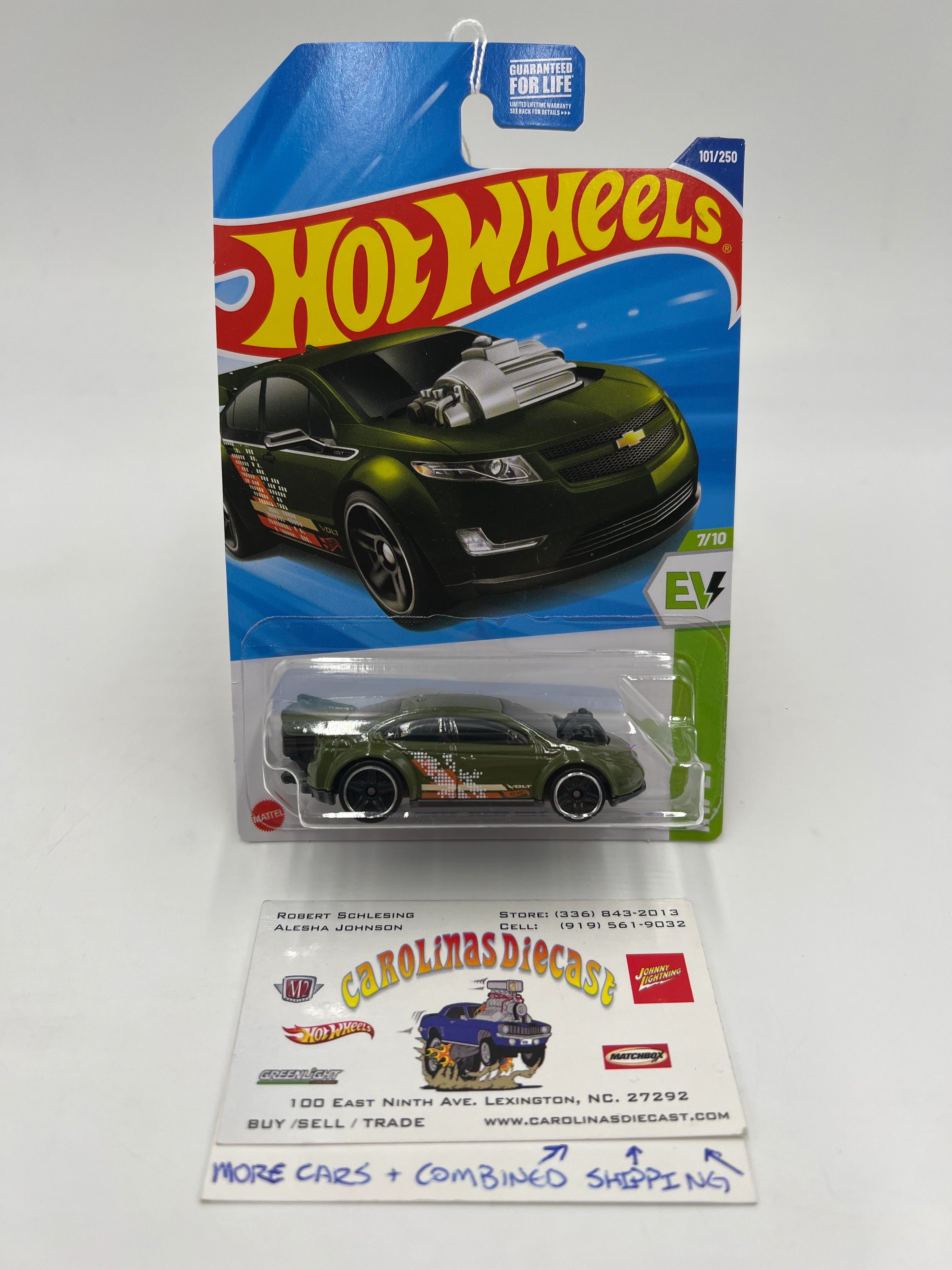 2025 Hot Wheels F Case HW EV #101 Chevy Super Volt Green 112H