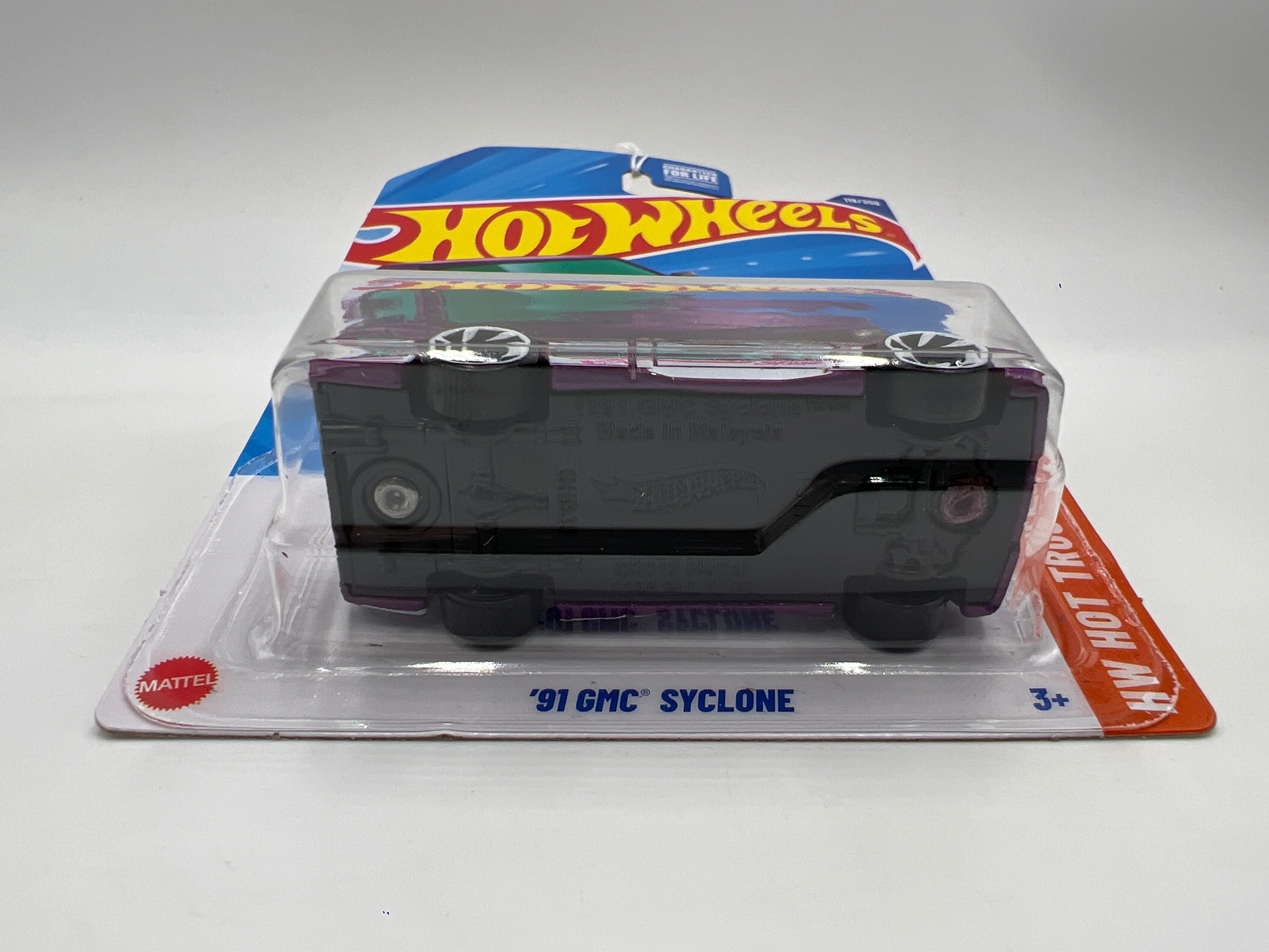 2025 Hot Wheels F Case HW Hot Trucks #119 91 GMC Syclone Purple 40A - Image 5