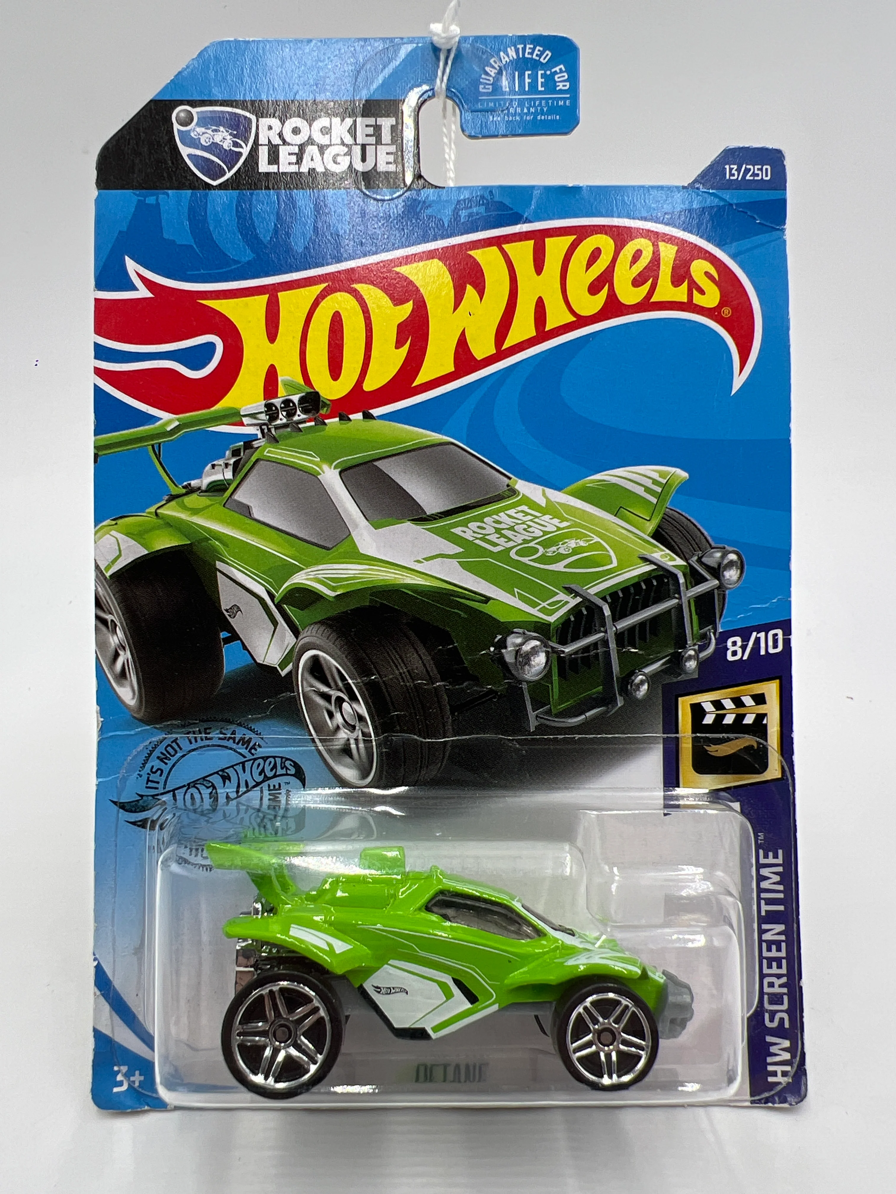 Hot Wheels Screen Time #13 Rocket League Octane Green Bad Card 115F
