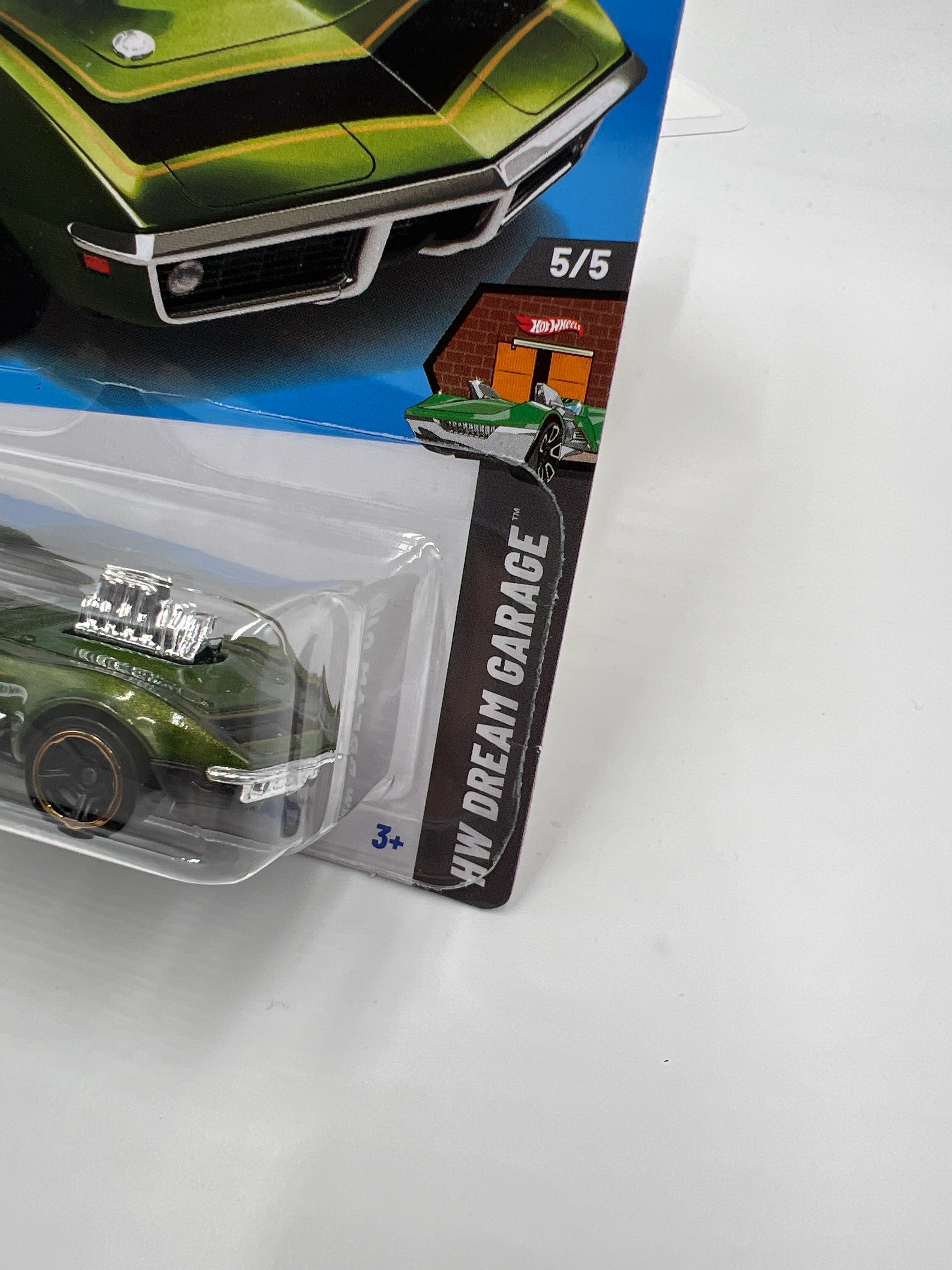 2025 Hot Wheels F Case HW Dream Garage #134 68 Corvette Green Gas Monkey Garage 16E - Image 3