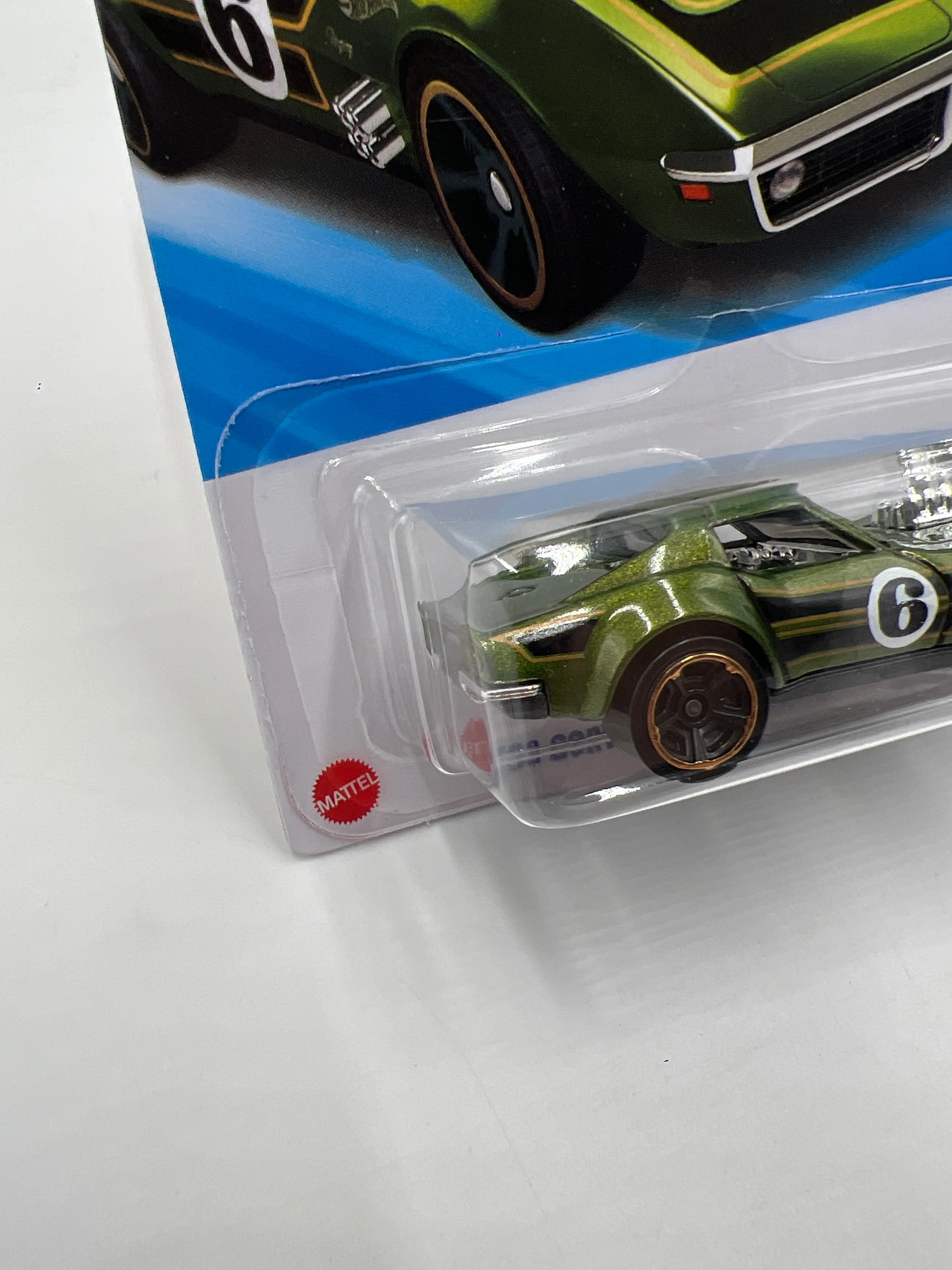 2025 Hot Wheels F Case HW Dream Garage #134 68 Corvette Green Gas Monkey Garage 16E - Image 4