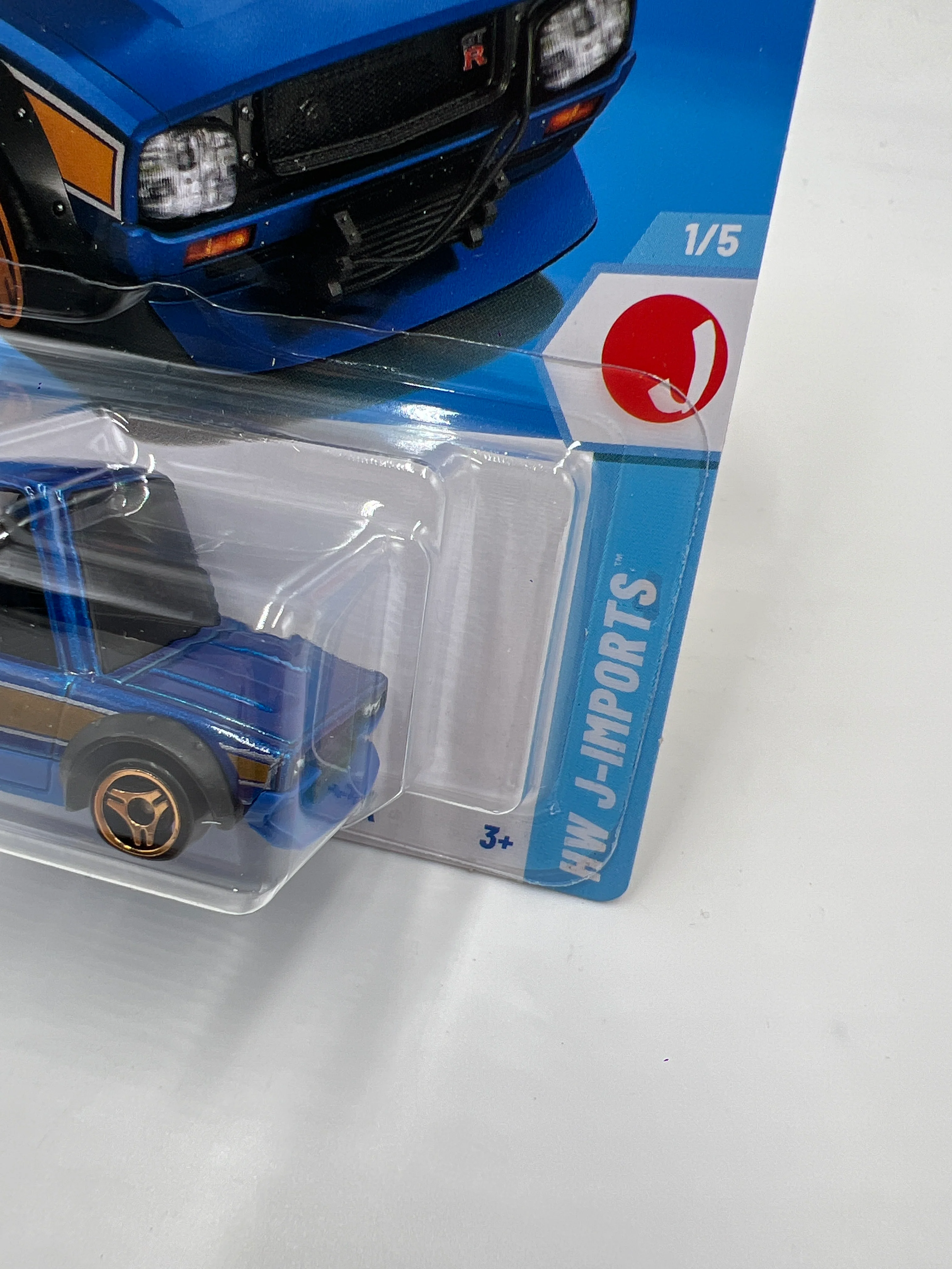 2025 Hot Wheels F Case HW J-Imports #26 Nissan Skyline 2000GT LBWK Tooned Blue 83E - Image 3