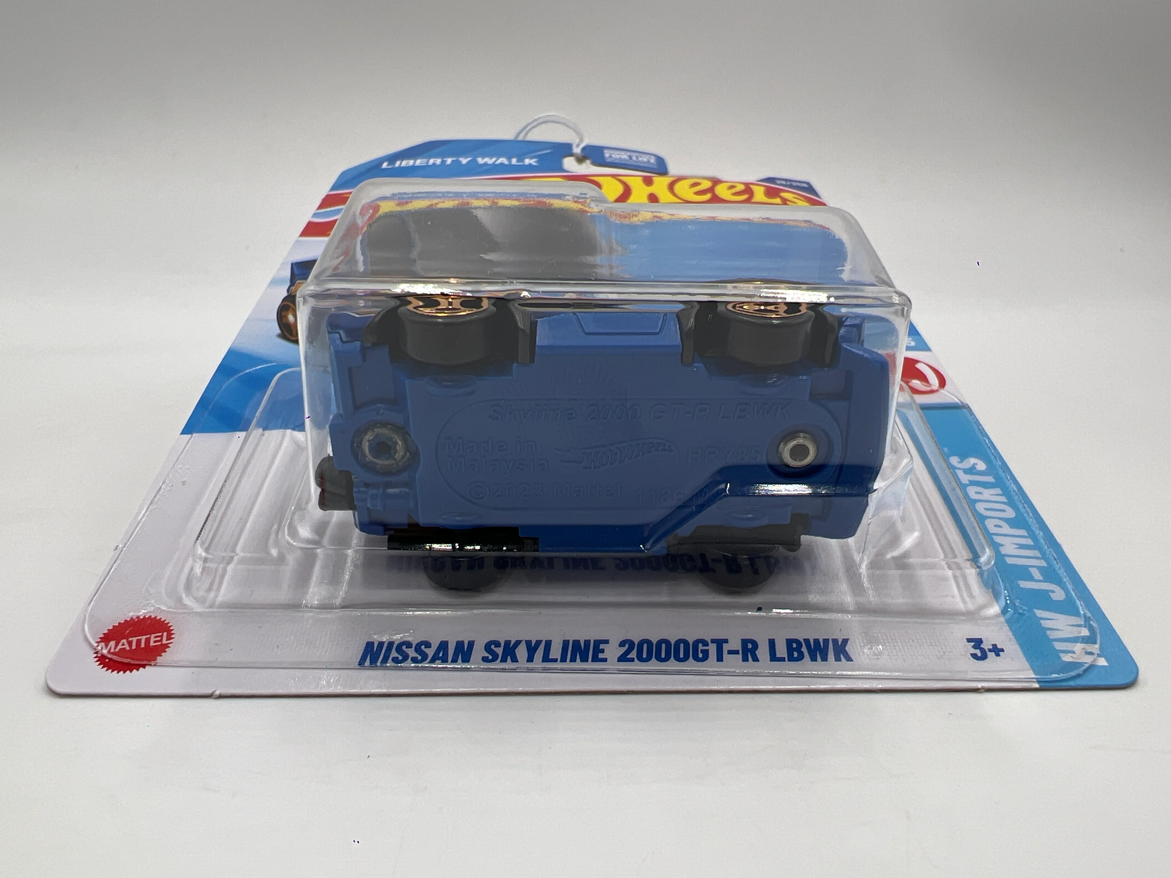 2025 Hot Wheels F Case HW J-Imports #26 Nissan Skyline 2000GT LBWK Tooned Blue 83E - Image 5