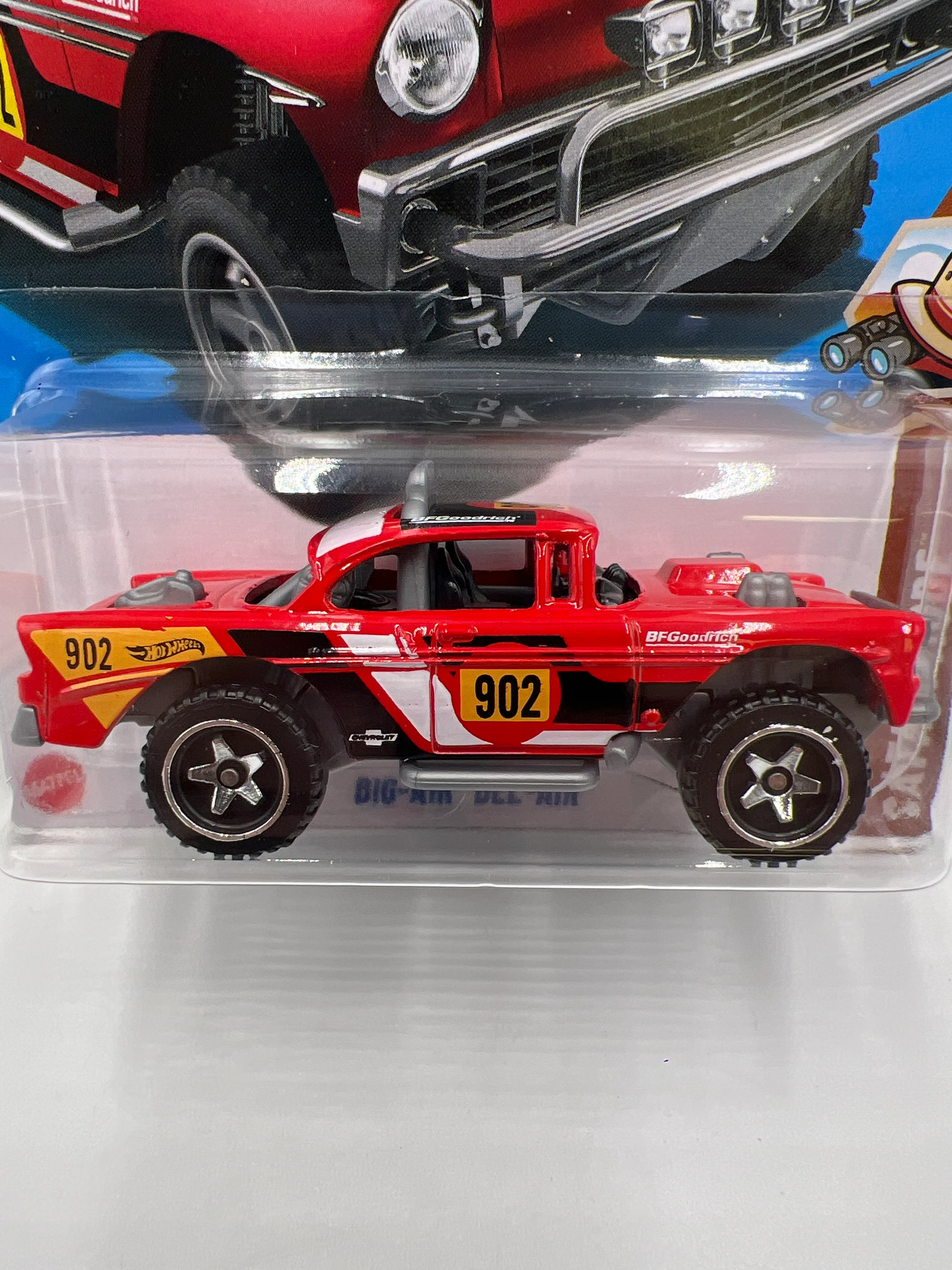 2025 Hot Wheels H Case Safari Mode #155 Big-Air Bel-Air Red 6F - Image 3