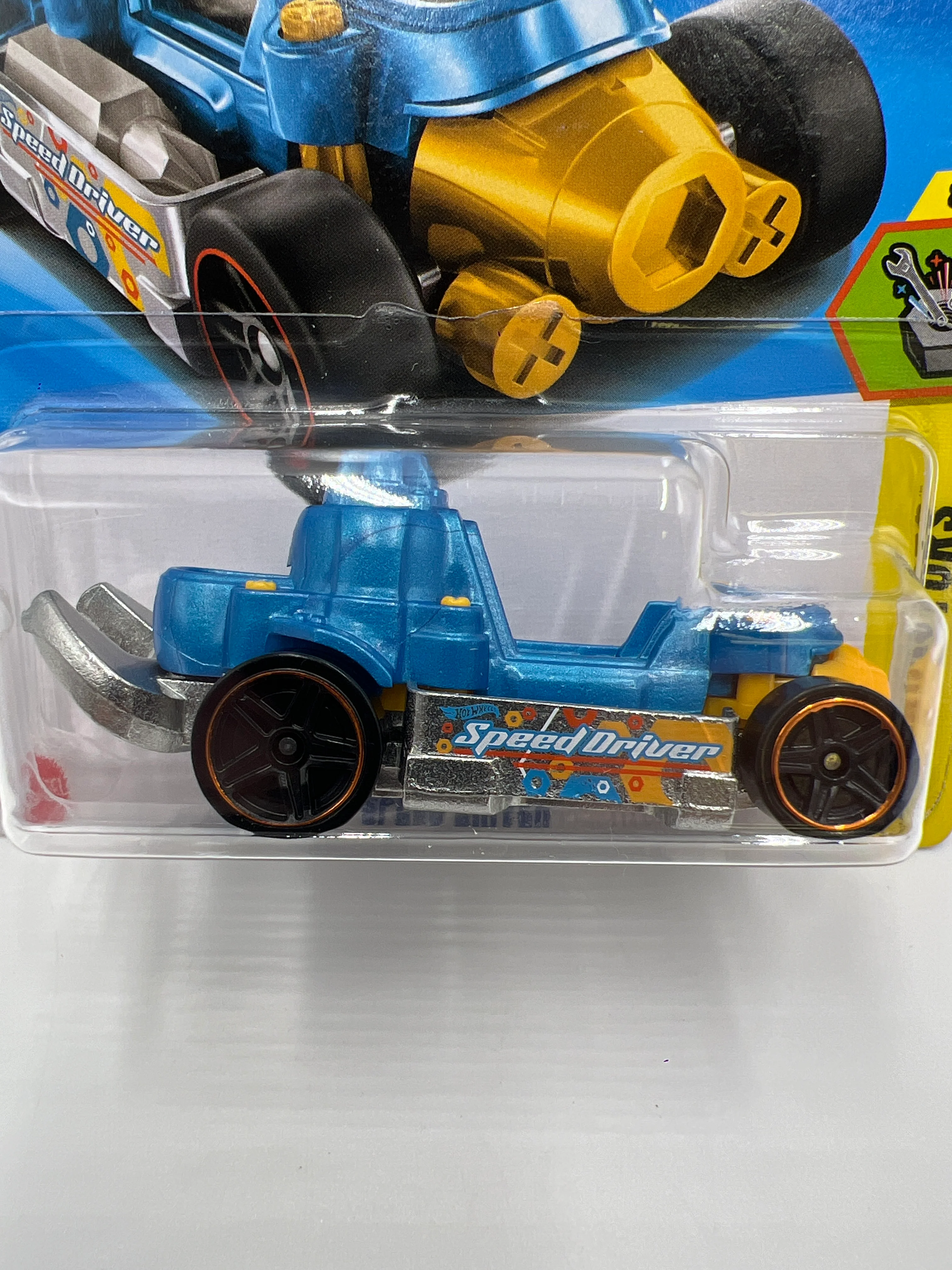 2025 Hot Wheels L Case Experimotors #206 Speed Driver Blue 116F - Image 2